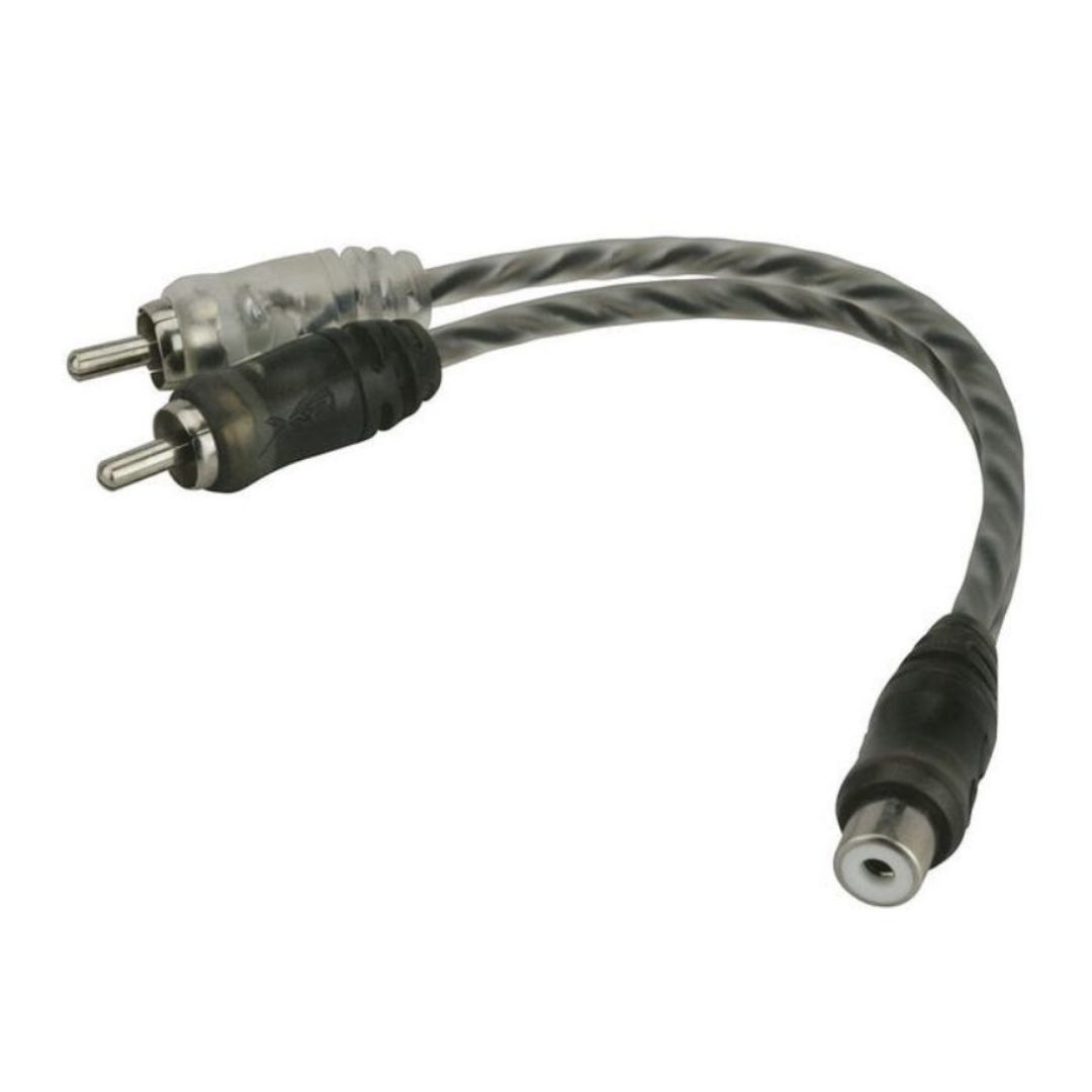 X2 by Scosche X2RFY, HEX Twisted Pair Y-Adapter - 2 Male / 1 Female