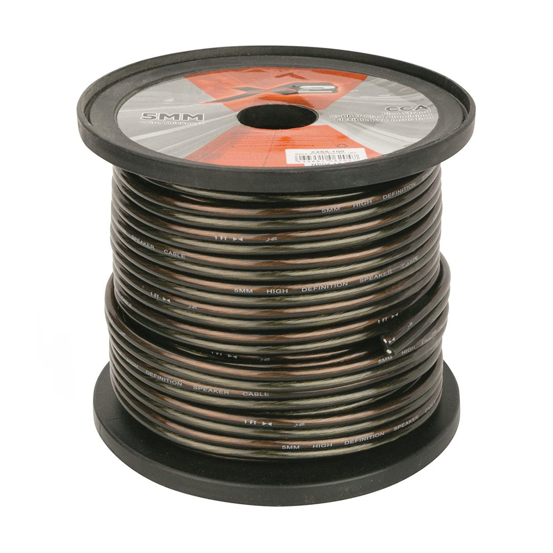 X2 by Scosche X2S5-100, 5mm Speaker Wire Spool, 100 Ft.