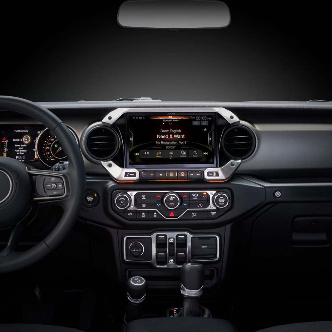 Alpine X409-WRA-JL, 9-Inch Weather-Resistant Navigation System with Off-Road Mode for 2018