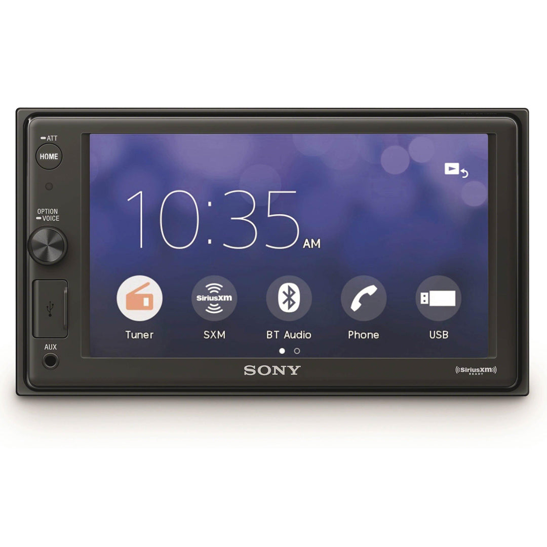 Sony XAV-AX1000, 6.2" Double Din Multimedia Receiver Player CarPlay w/ Bluetooth