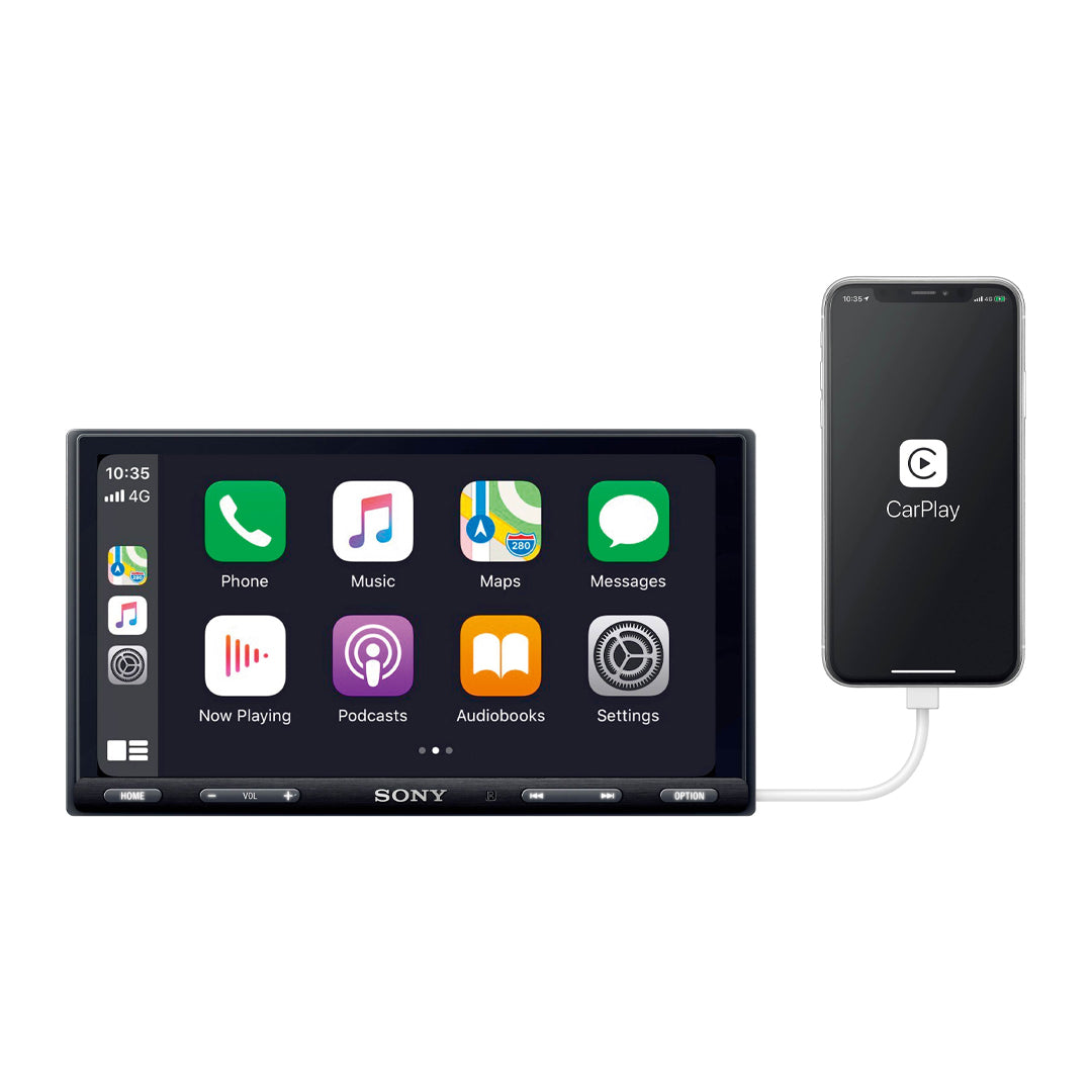Sony XAV-AX5500, 6.95" Double Din Car Media Receiver Apple CarPlay / Android Auto