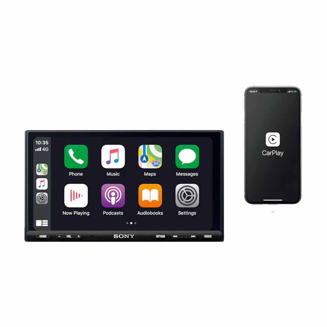 Sony XAV-AX7000, 6.95" High Power Digital Multimedia Receiver Player w/ CarPlay and Android Auto