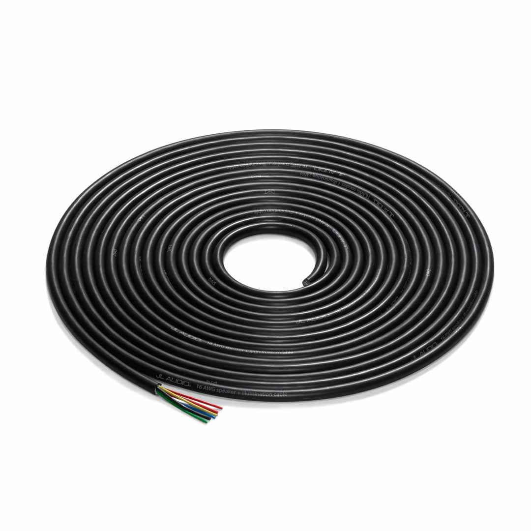 JL Audio XD-BLKMFC-25, 25ft 6-Conductor, Black Multifucntion Cable