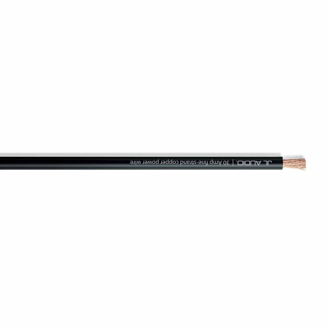 JL Audio XD-BPW30A-250, 250 ft Spool of Black Power Wire, 30A