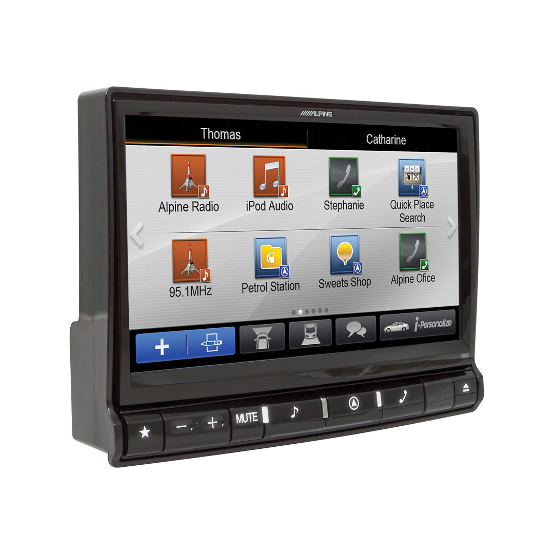 Alpine X009-U, Universial Restyle System DVD/CD player, Multimedia, Navigation with 9" touchscreen and AM/FM tuner