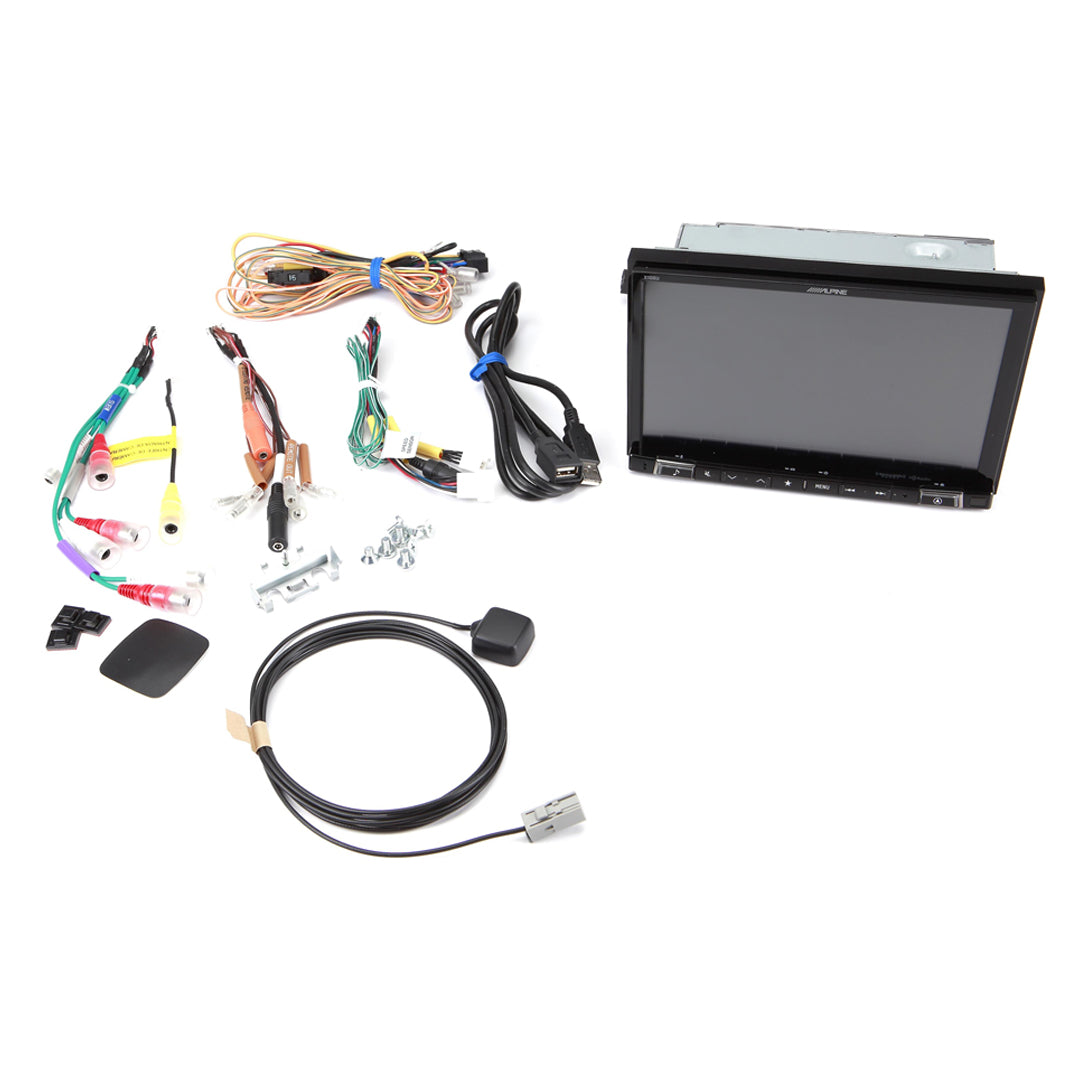 Alpine X108U, Universial Restyle System DVD/CD player, Multimedia, Navigation with 8" touchscreen and AM/FM tuner