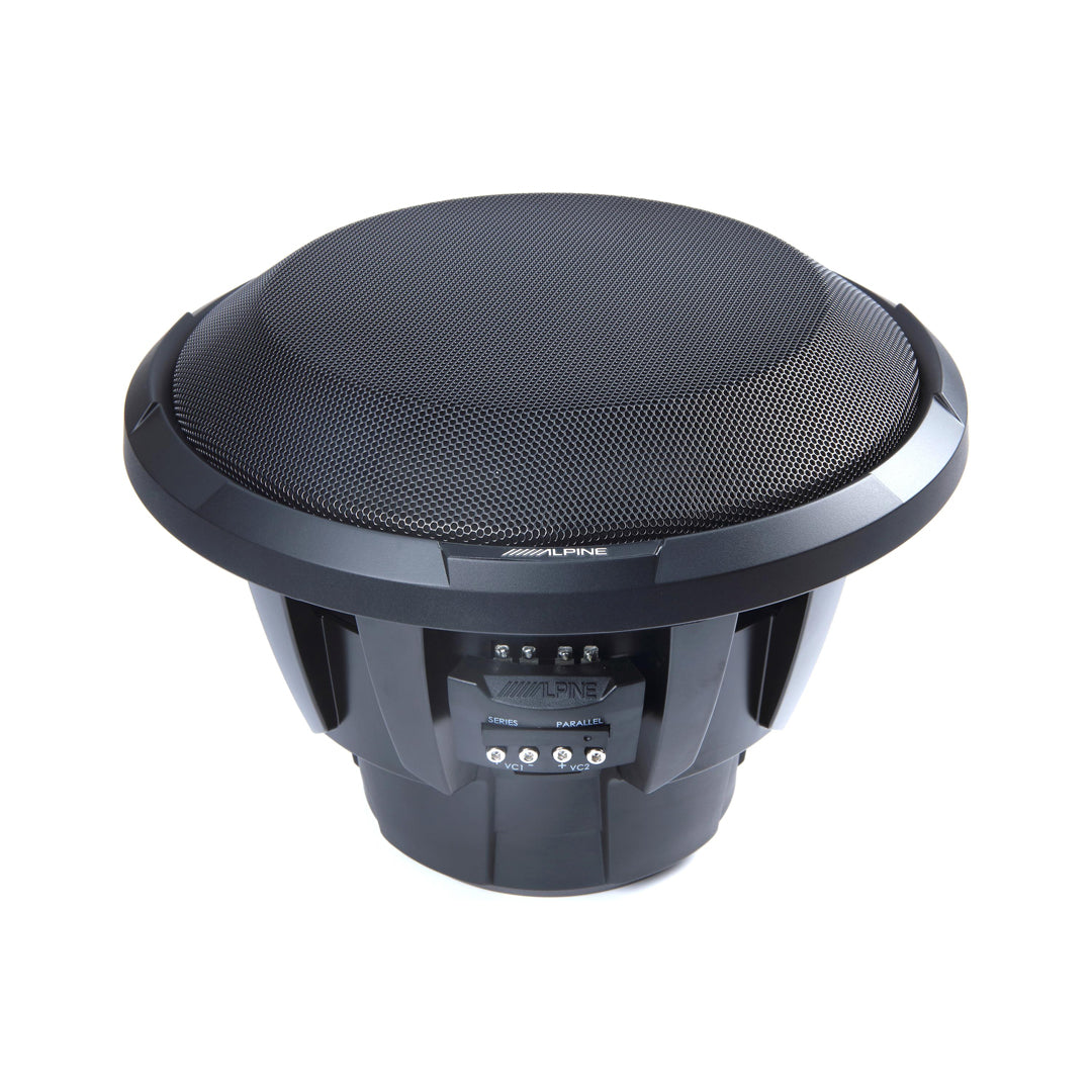 Alpine X-W12D4, X Series Dual 4 Ohm Voice Coil 12" Subwoofer, 2700 Watts