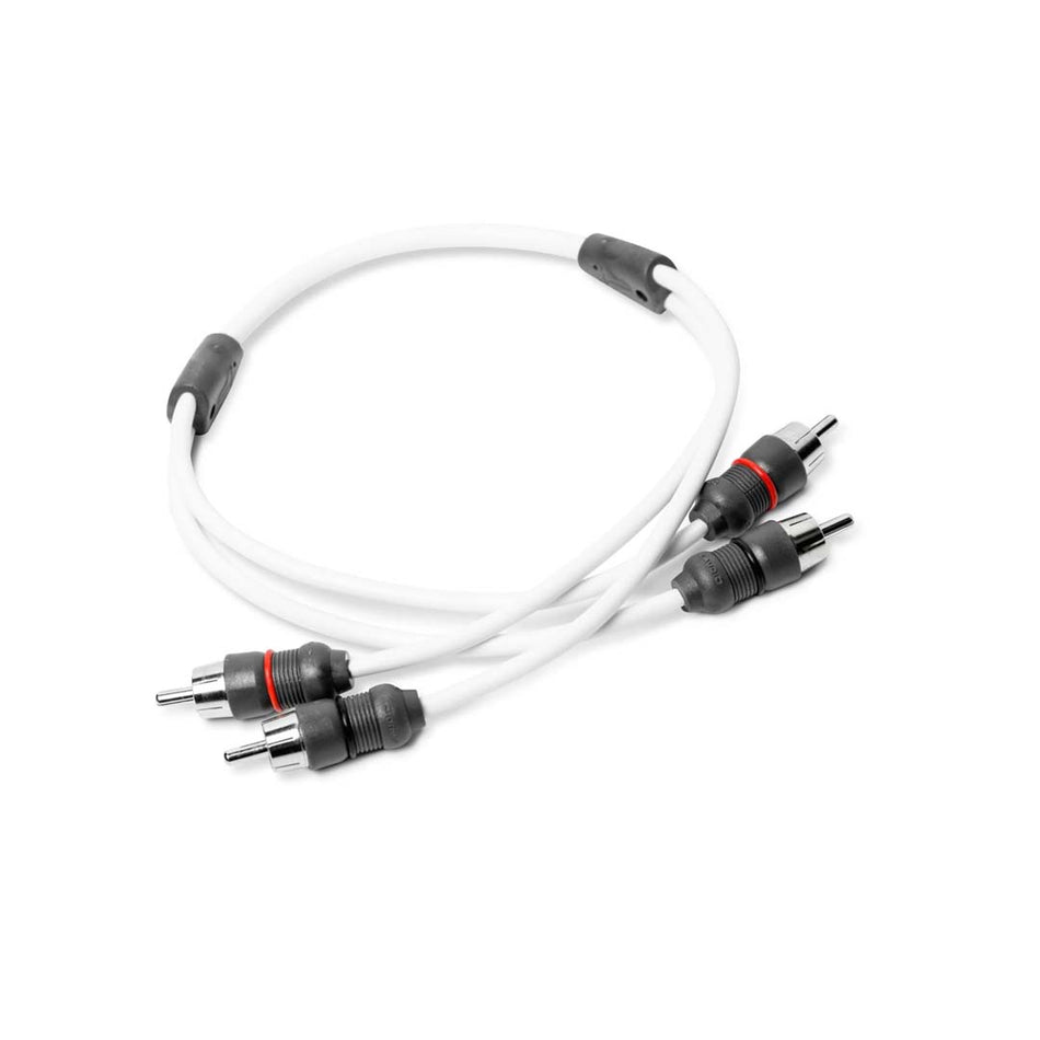 JL Audio XMD-WHTAIC2-1.5, 2-Channel, 1.5ft Marine Audio Interconnect