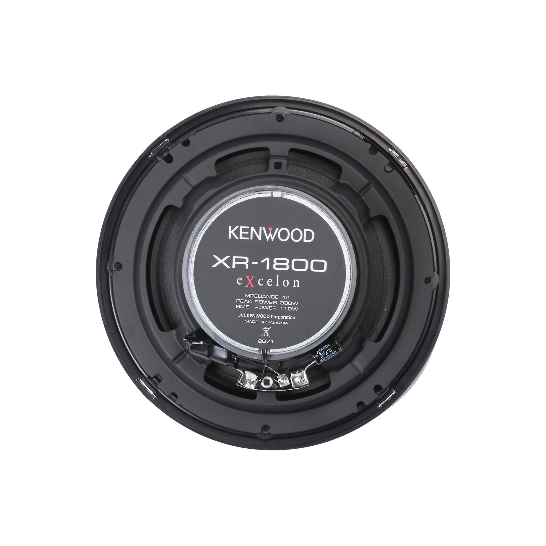 Kenwood XR-1800, eXcelon 7" Oversized Coaxial 2-way 2-Speaker System, 330W Max Power
