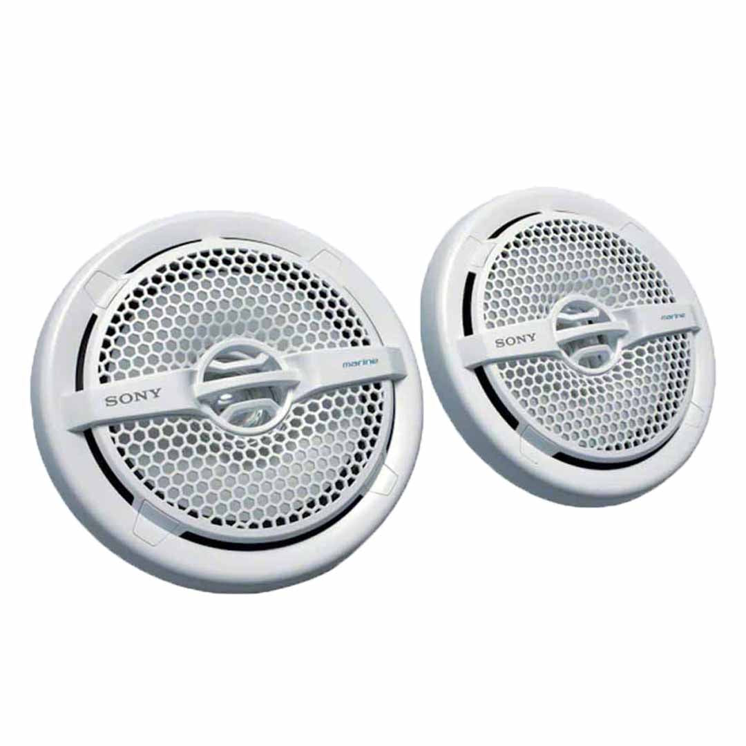 Sony XS-MP1611, 6.5" Dual Cone Marine Speakers (White) - 140 Watts