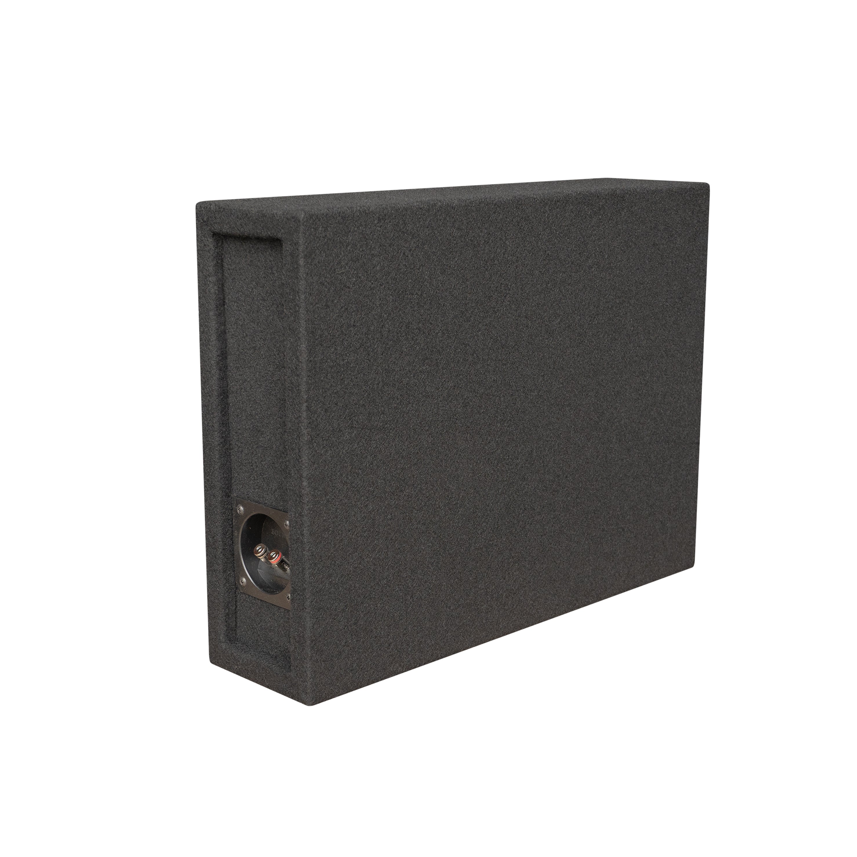 SoundBox Universal Single 12" Sealed Subwoofer Enclosure, Shallow Truck (Pair)