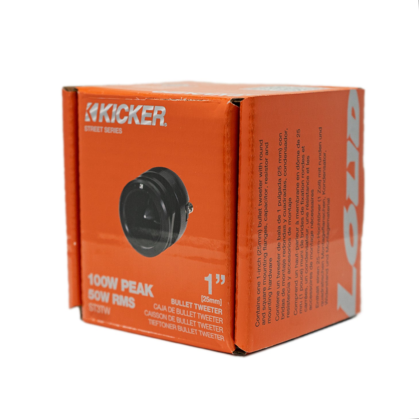 Kicker ST3TW, Street Series SPL 1" Dual Mount Bullet Tweeter (49ST3TW)