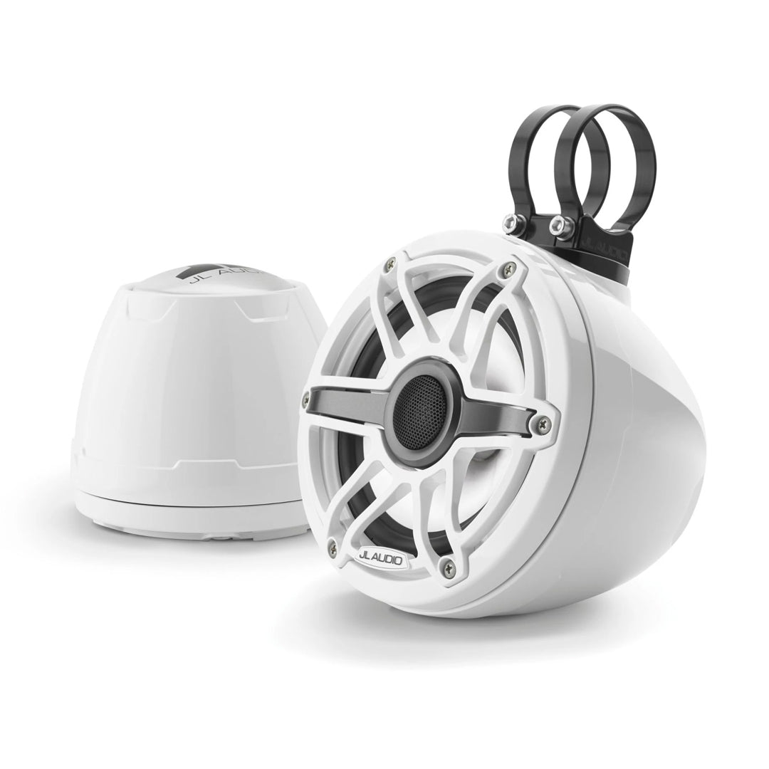 JL Audio M6-650VEX-GW-S-GWGW-I, M6 Series 6.5" VEX Tower Speakers with LED Lights