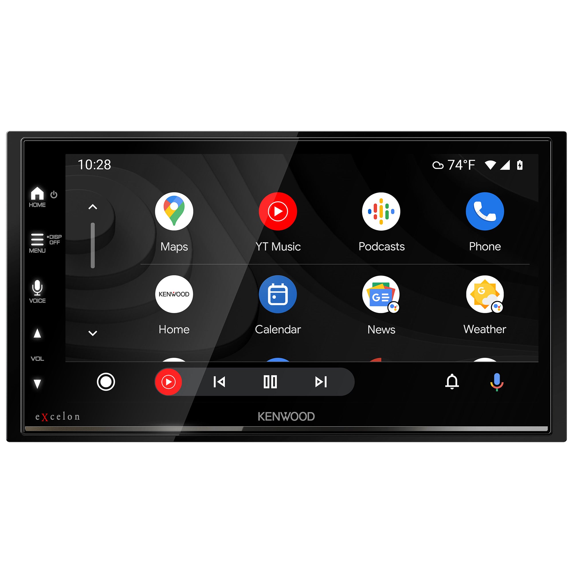Kenwood DMX709S, eXcelon 6.8" Double DIN Multimedia Receiver w/ CarPlay & Android Auto (Does Not Play CDs)