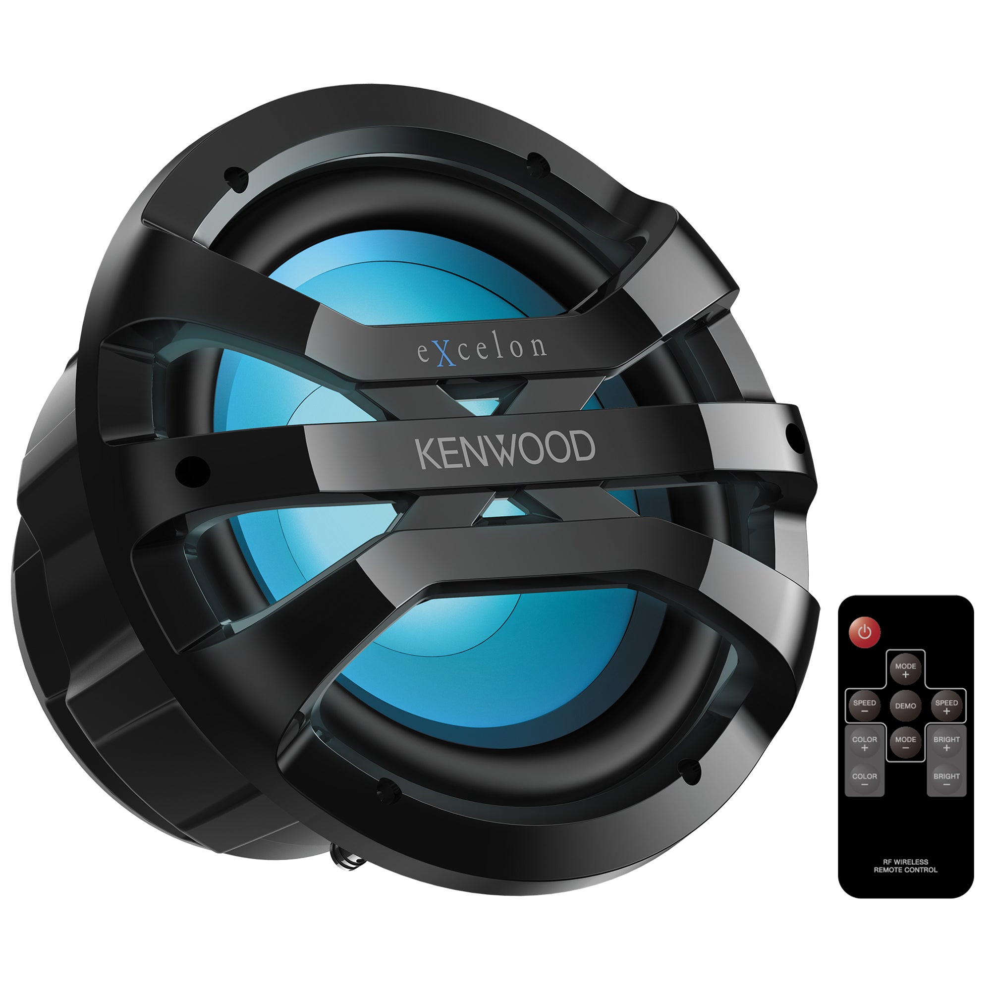 Kenwood XM1041BL, eXcelon 10" Single 4 Ohm Marine / Motorsports Subwoofer, Black
