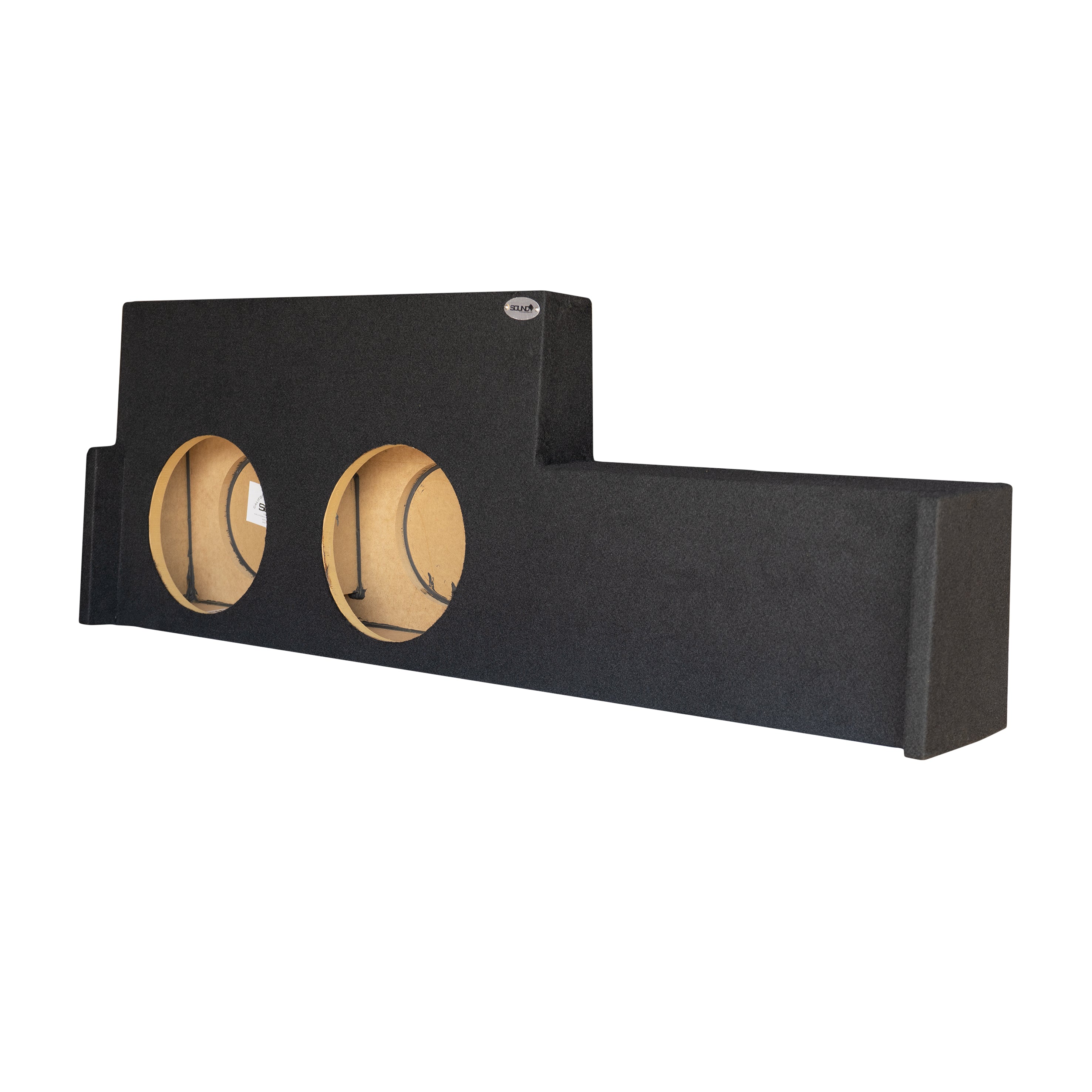 SoundBox Ford F150/F250/F350 Extended Cab 2017-2019 Dual 10" Downfire Subwoofer Enclosure