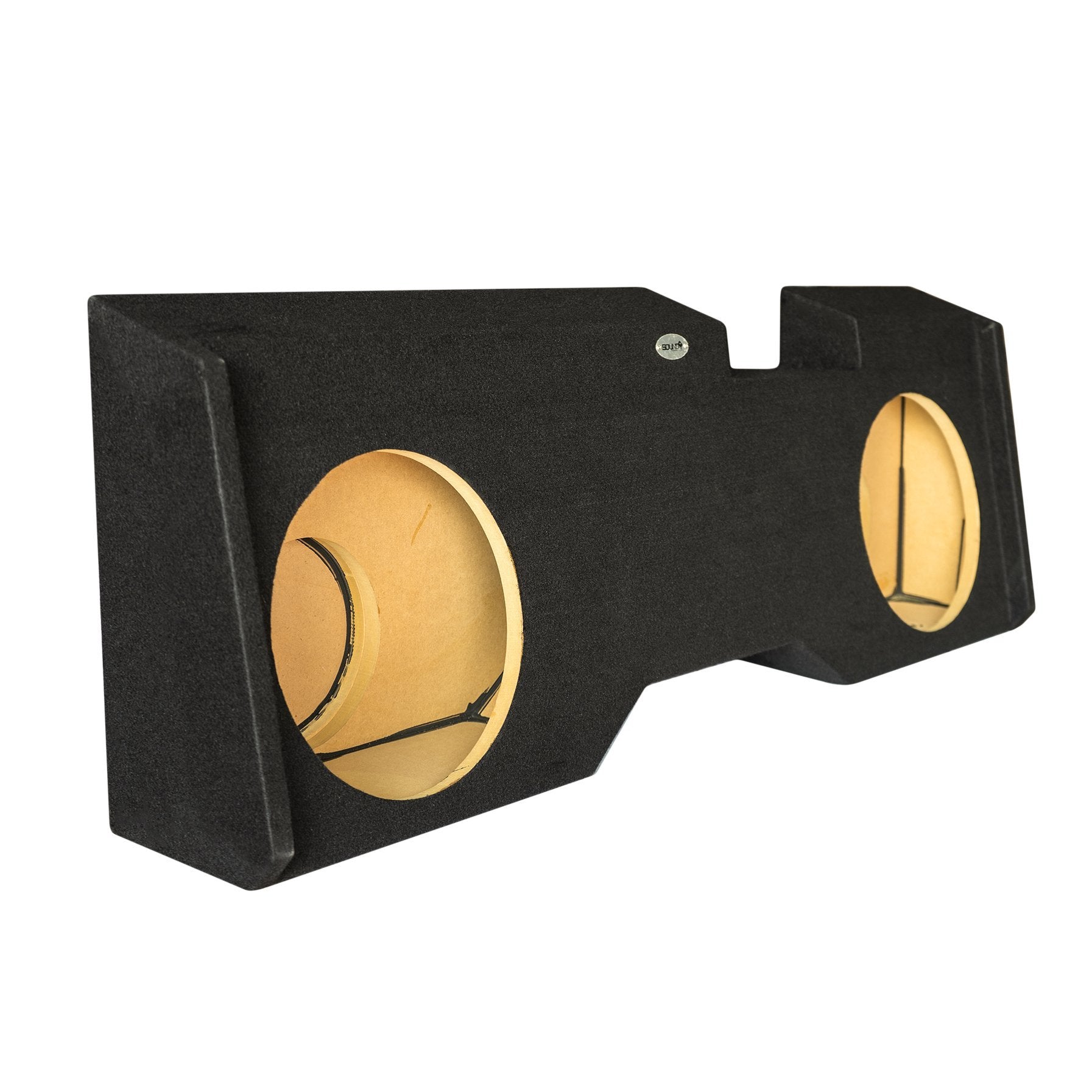 SoundBox Chevy Silverado/ GMC Sierra Crew Cab 2014-2018 Dual 10" Downfire Subwoofer Enclosure