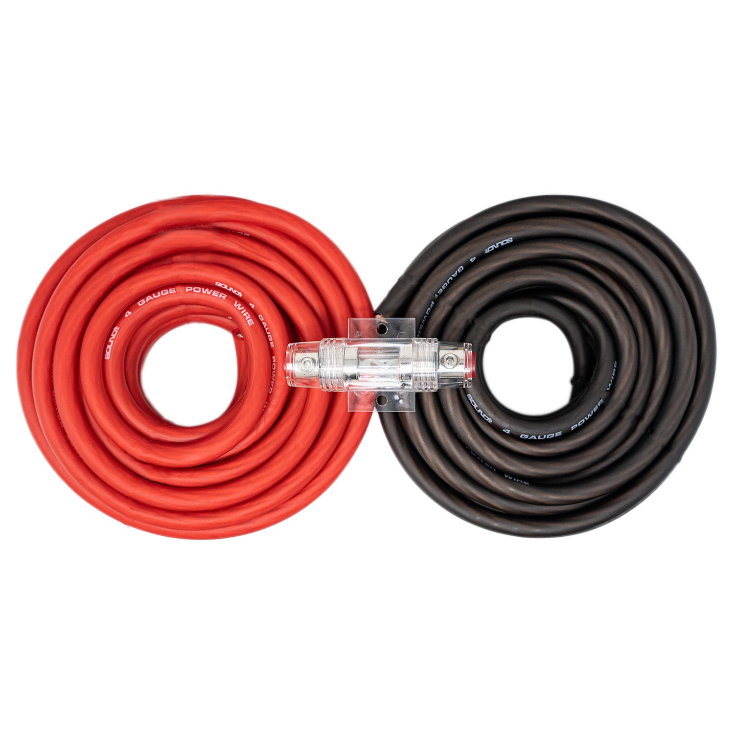 SoundBox KIT4-25RB, 4 Gauge Amplifier Wire Power/Ground Amp Cable - 50 Ft.