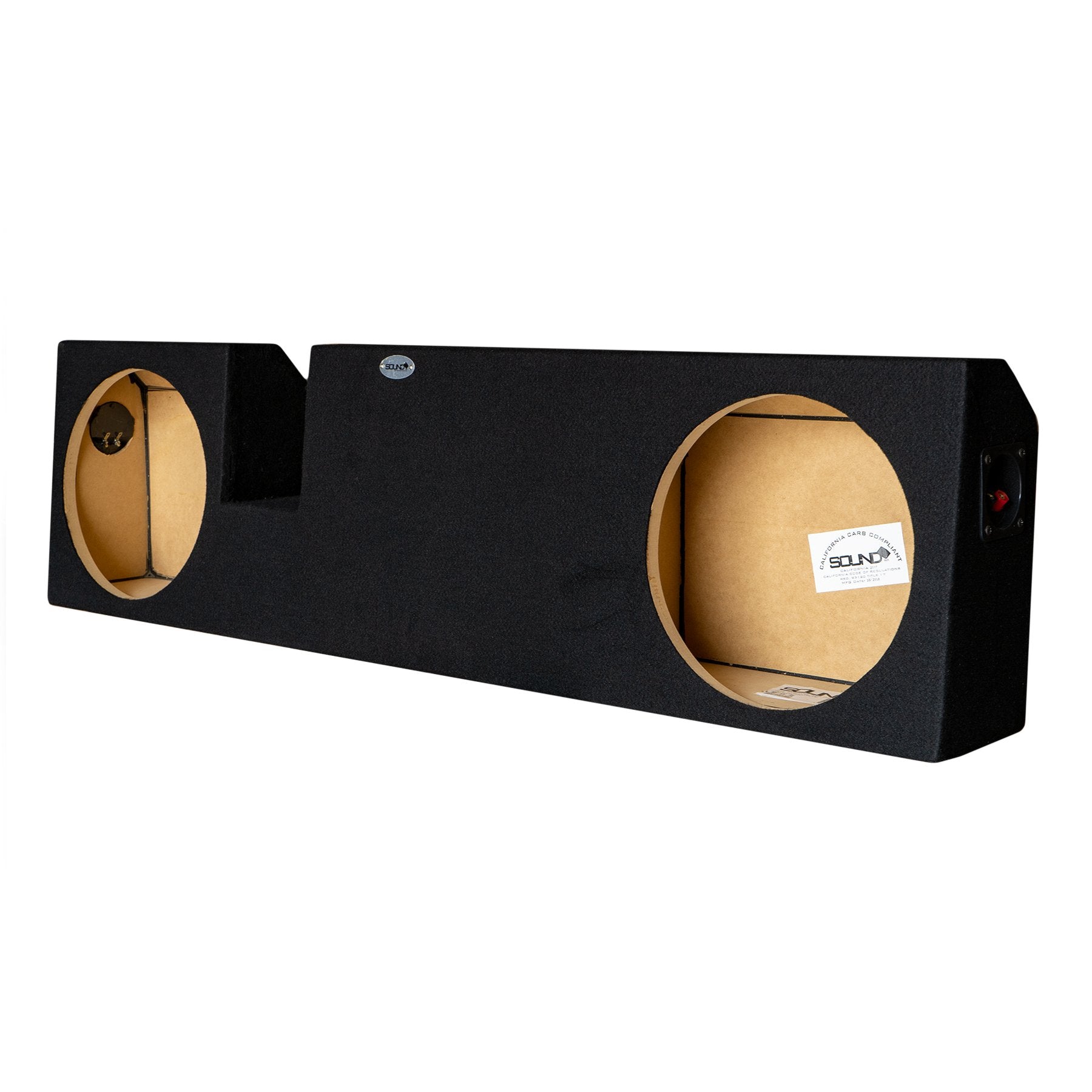 SoundBox Ford F-150 SuperCrew (CrewCab) / SuperCab (Extended Cab) 2004-2008 Dual 12" Upfire Subwoofer Enclosure