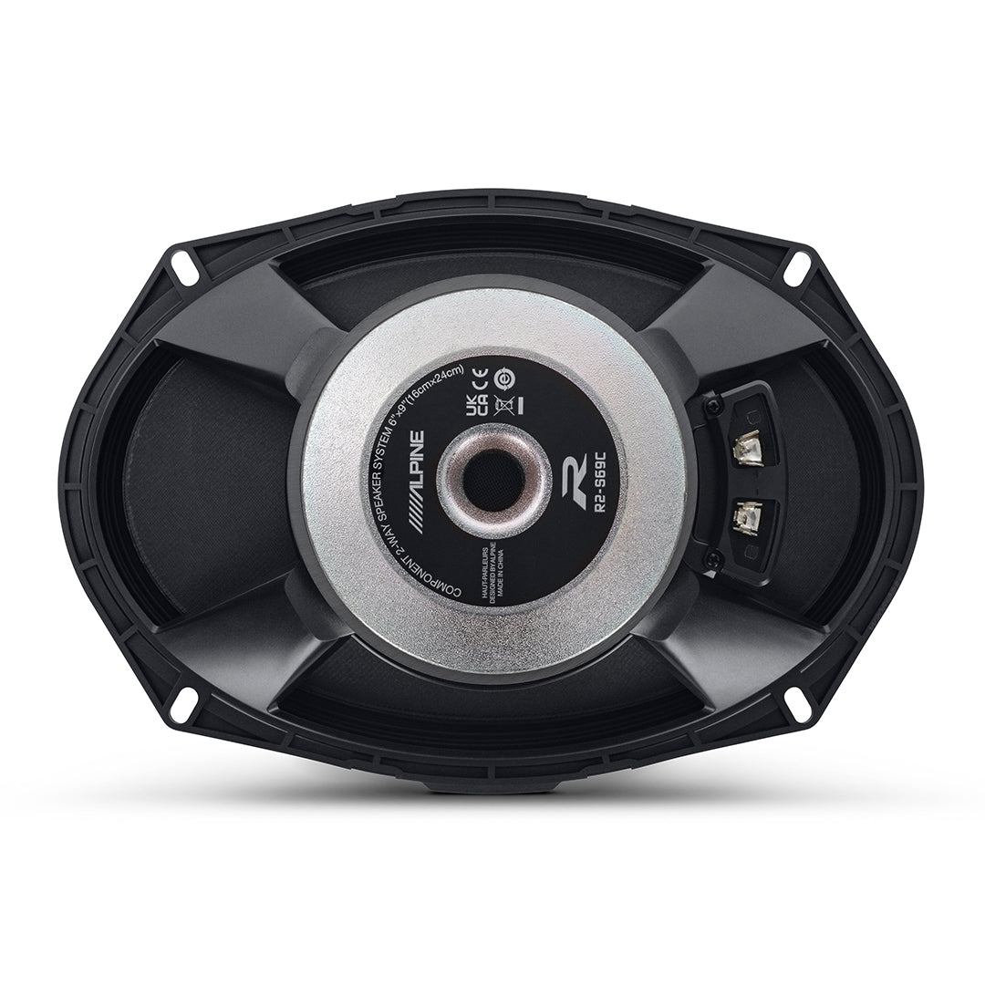 Alpine R2-S69C, R Series 6x9" 2-Way Hi-Res Component Speakers - 300W