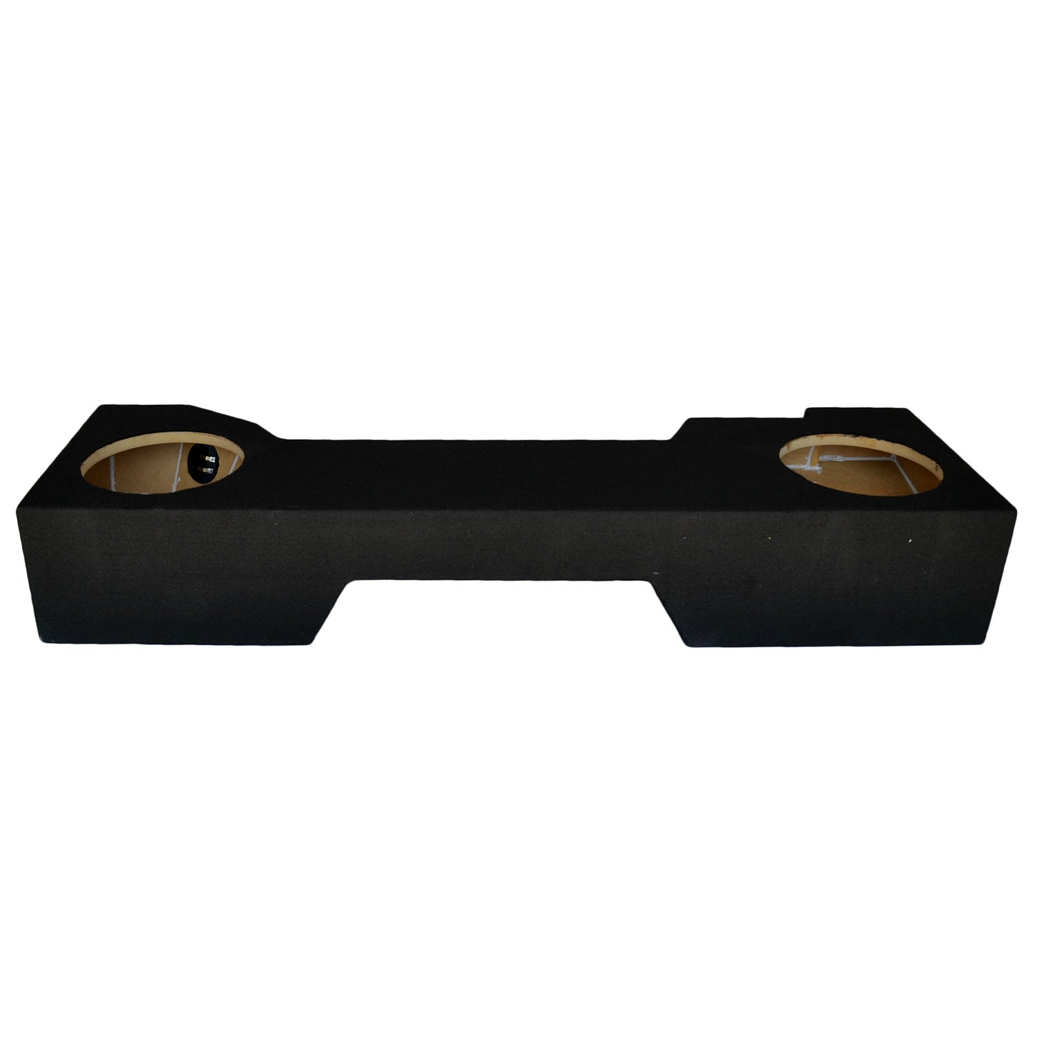 SoundBox Chevy Silverado/ GMC Sierra Double (Extended) Cab 2014-2018 Dual 10" Upfire Subwoofer Enclosure