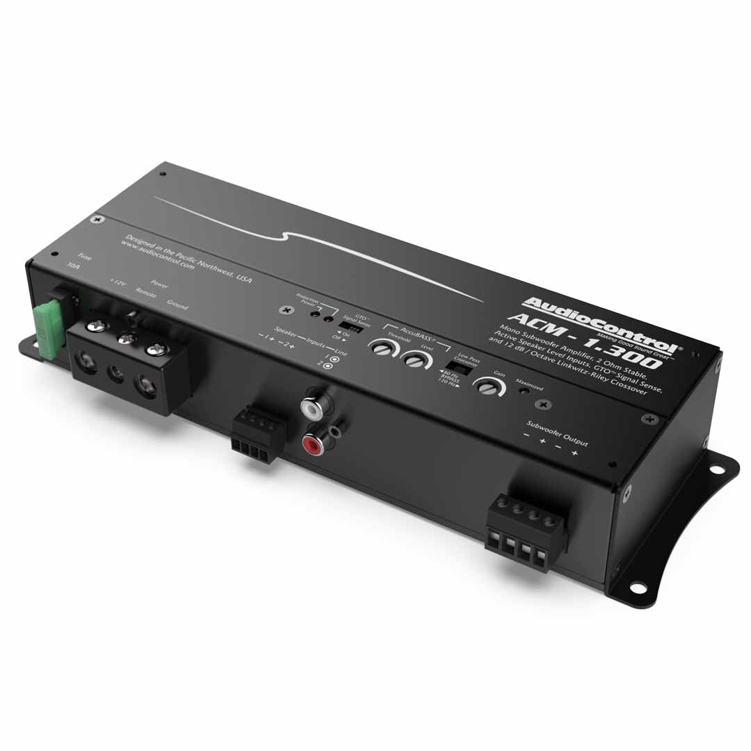 AudioControl ACM-1.300, ACM Series Monoblock Class D Micro Amplifier, 300 Watts