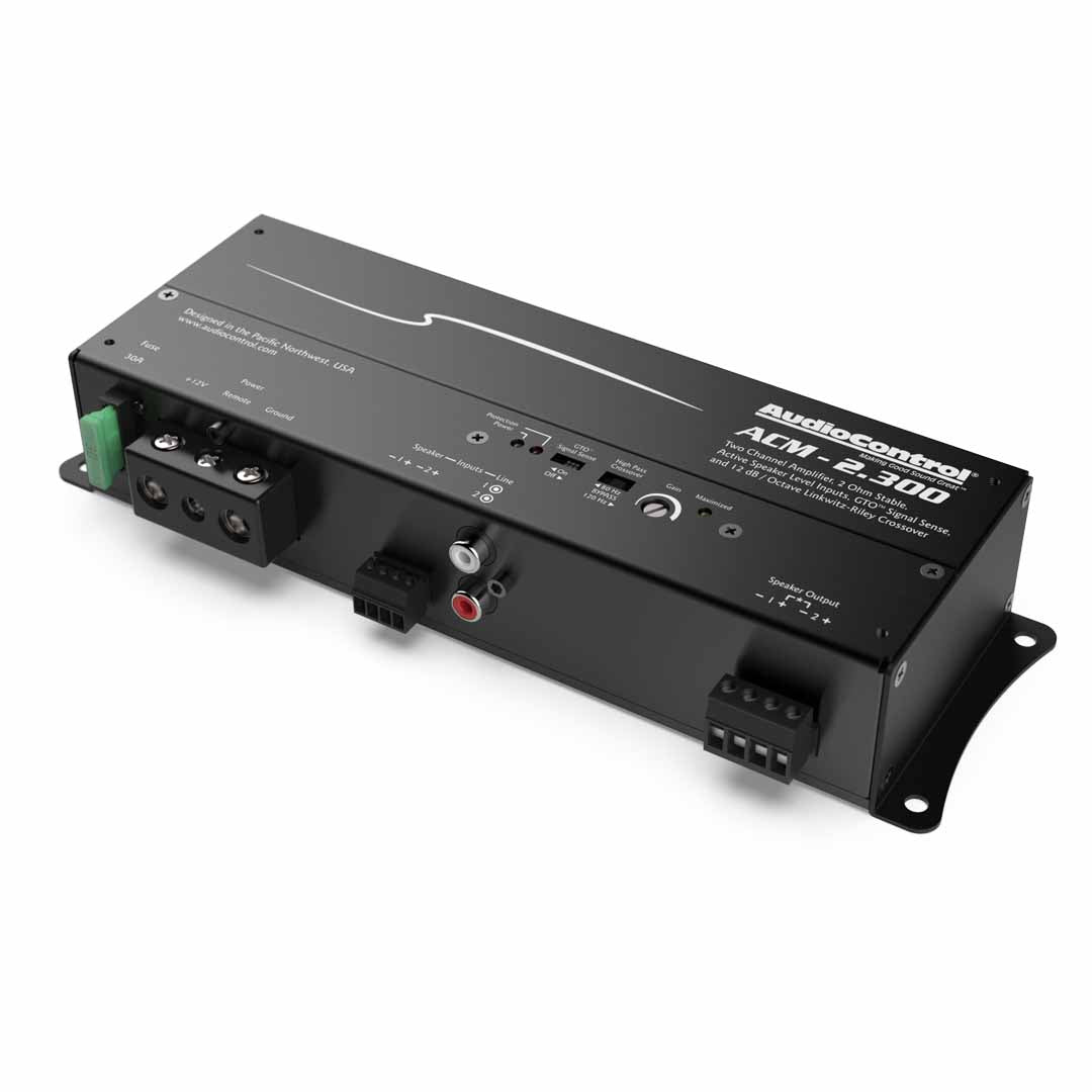 AudioControl ACM-2.300, ACM Series 2 Channel Class D Micro Amplifier, 300 Watts