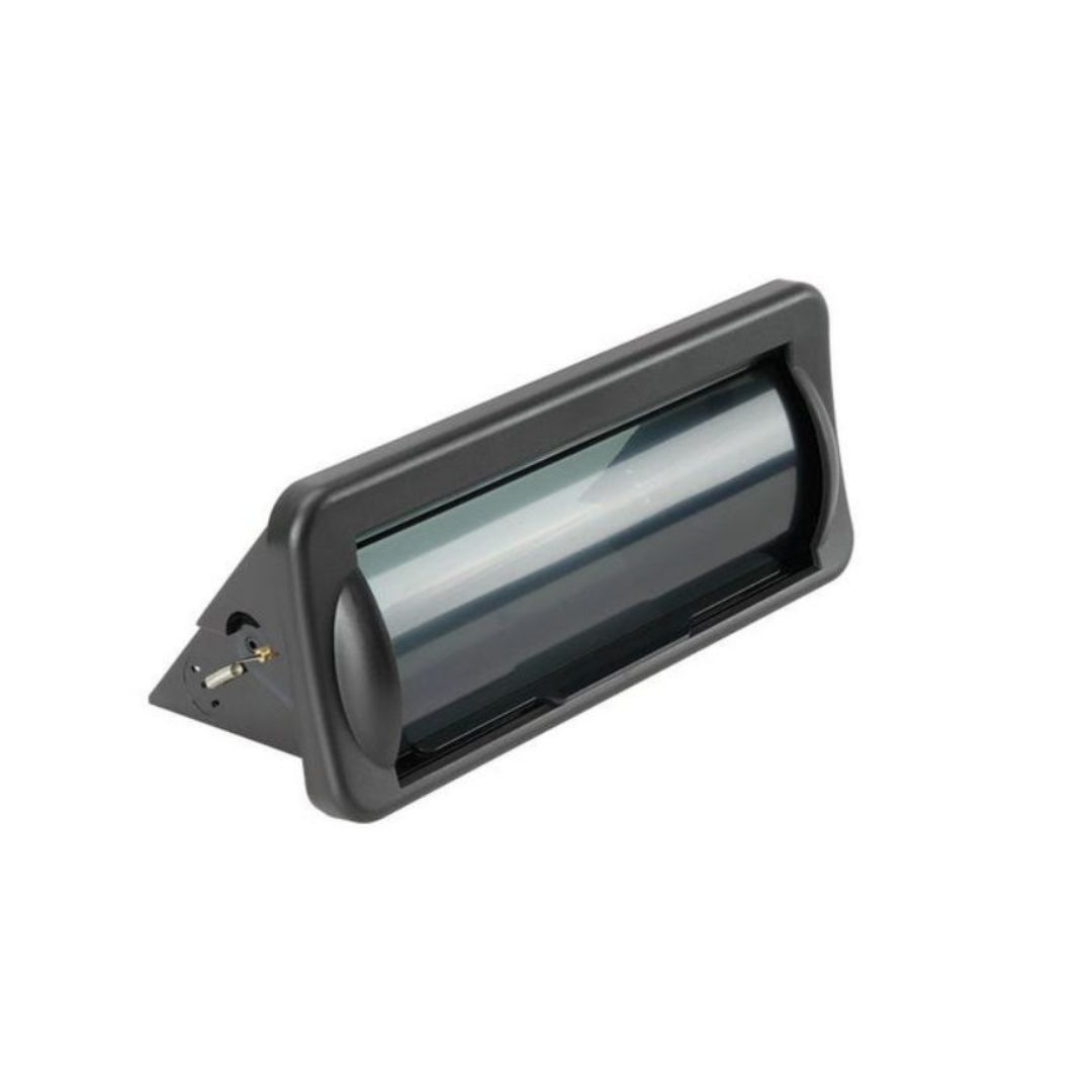 Scosche ACM5B, Marine Cover, Universal DIN w/ Flip-Up Door, Black