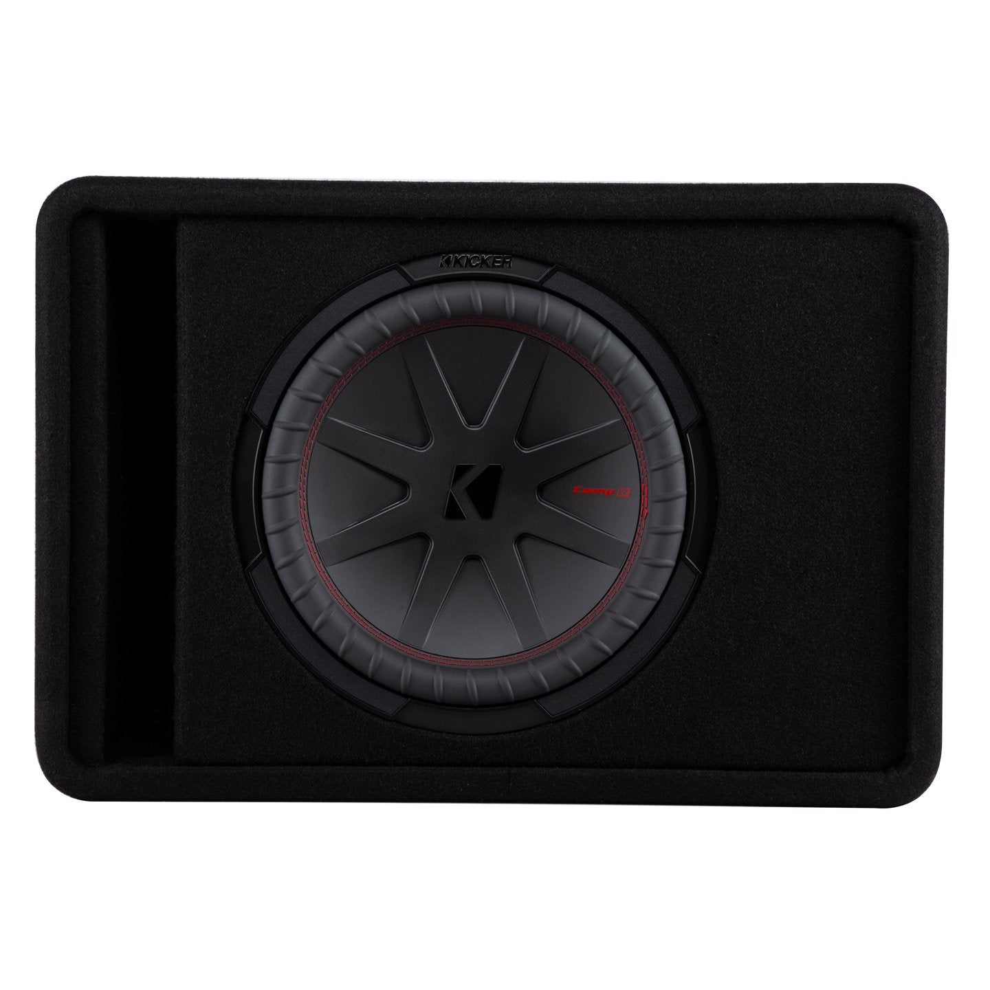 Kicker VCWR122, CompR 12" 2-Ohm Single Vented Loaded Subwoofers Enclosure (48VCWR122)