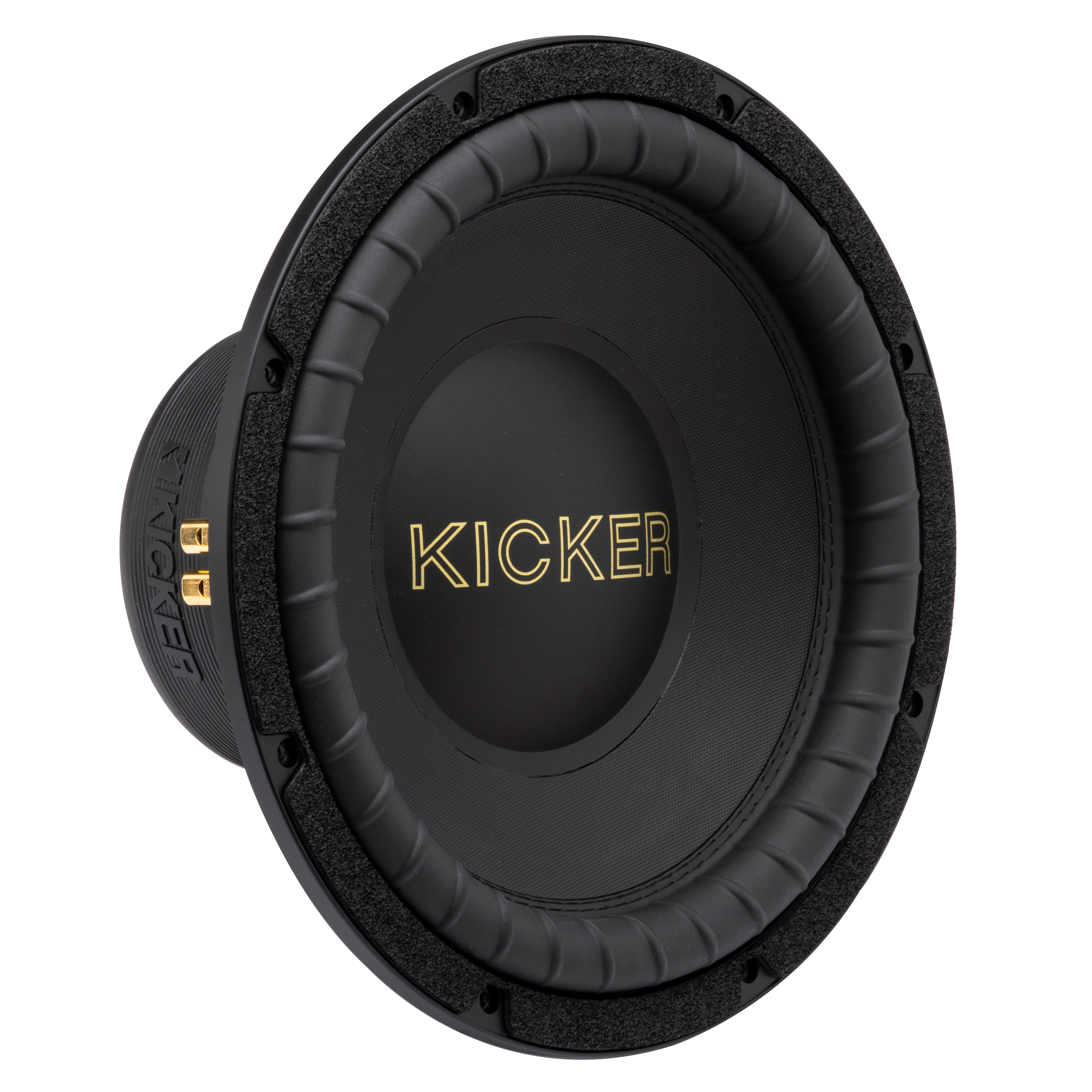 Kicker GOLD104, Gold 50th Anniversary 10" DVC 4 Ohm Subwoofer, 400W (50GOLD104)