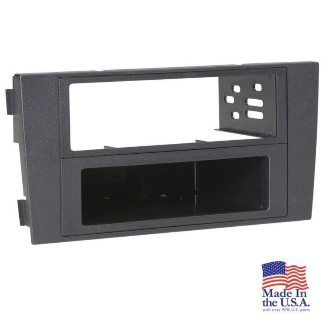 Scosche AU2380B, 2000-03 Audi A6 ISO Double DIN & DIN + Pocket Kit