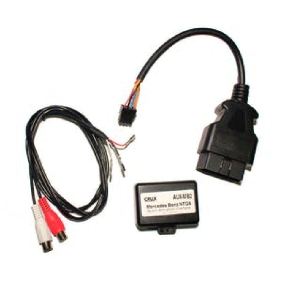 Crux AUX-MB2, Auxiliary Audio Interface and OBD Coder for Mercedes-Benz Comand Online NTG5 Systems