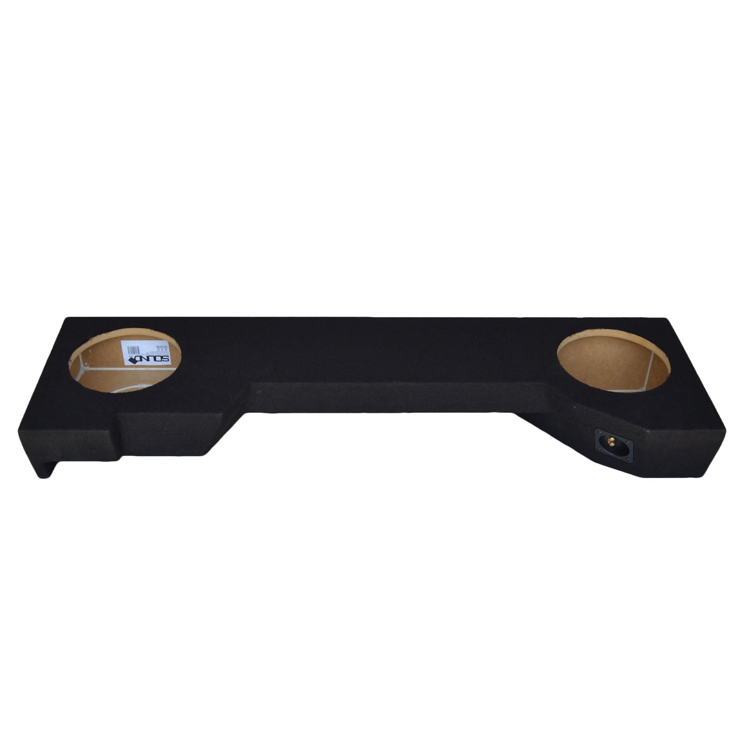 SoundBox Chevy Silverado/ GMC Sierra Double (Extended) Cab 2014-2018 Dual 12" Upfire Subwoofer Enclosure