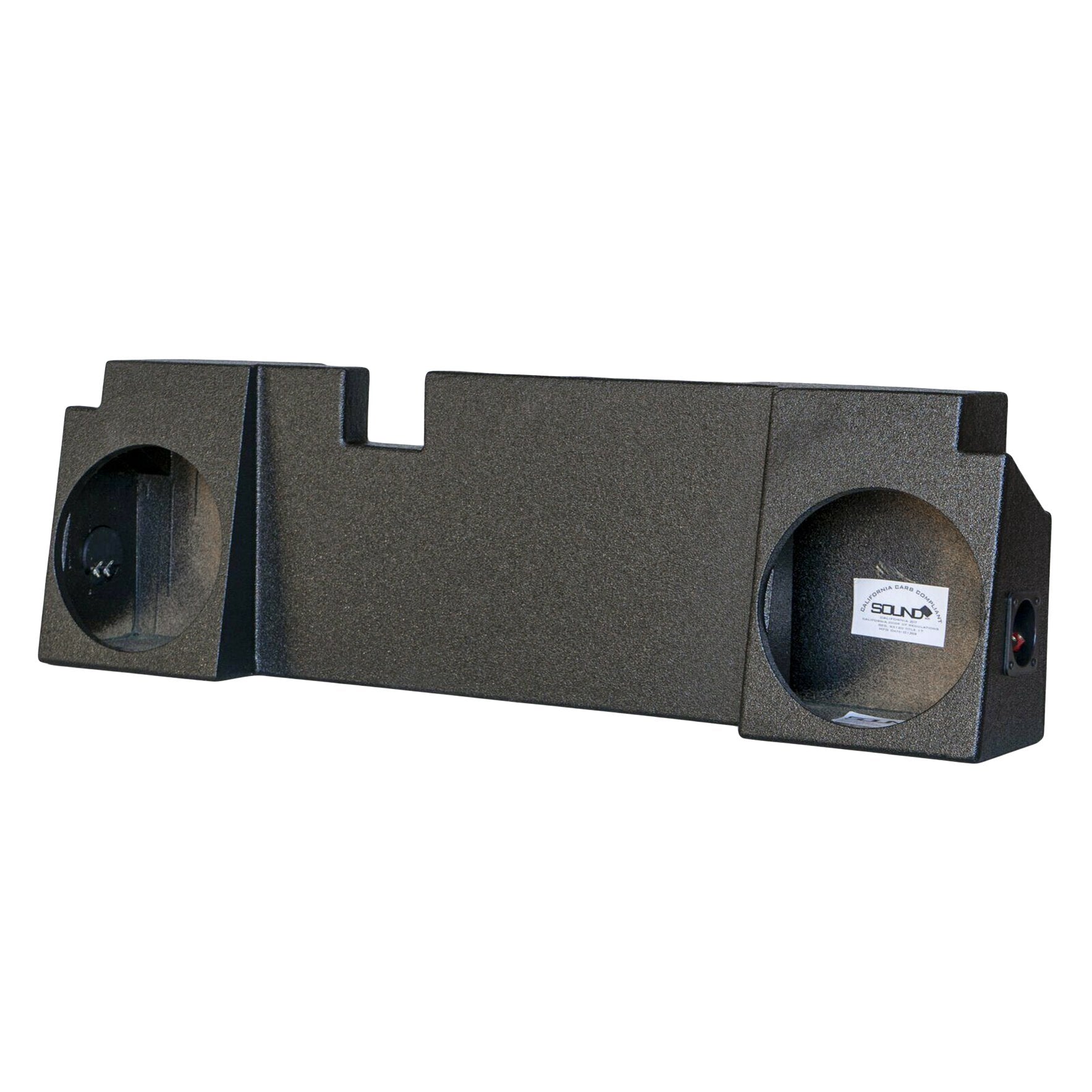 SoundBox Chevy Avalanche/ Cadillac Escalade EXT 2002-2013 Dual 10" Subwoofer Enclosure, BedLiner Finish