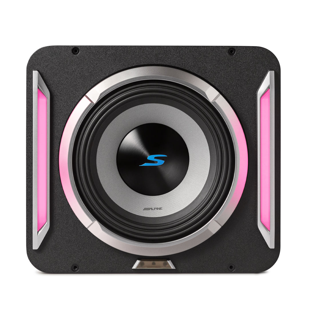 Alpine S2-SB12, 12” PrismaLink™ S-Series Preloaded Subwoofer Wedge Enclosure
