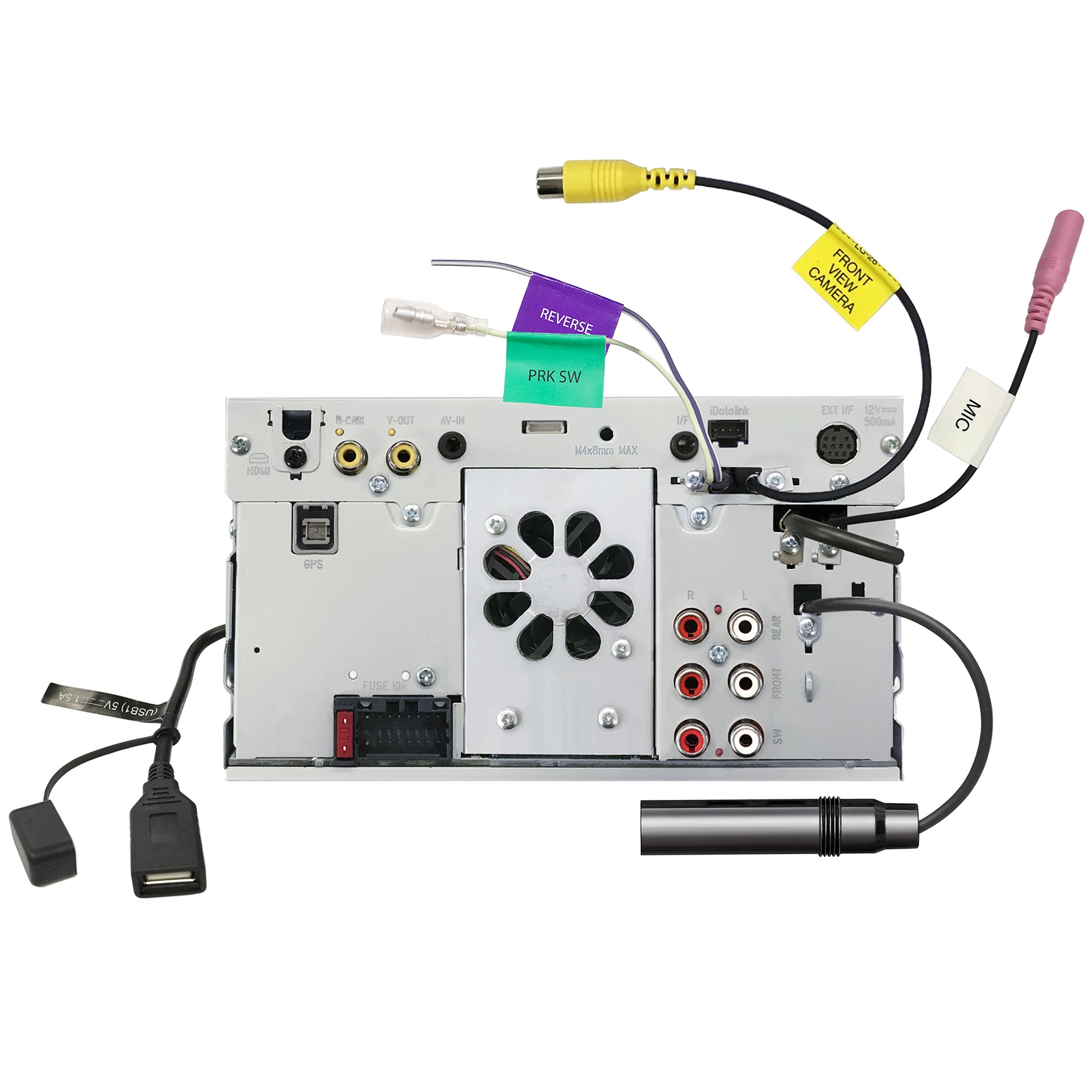 Kenwood DMX709S, eXcelon 6.8" Double DIN Multimedia Receiver w/ CarPlay & Android Auto (Does Not Play CDs)