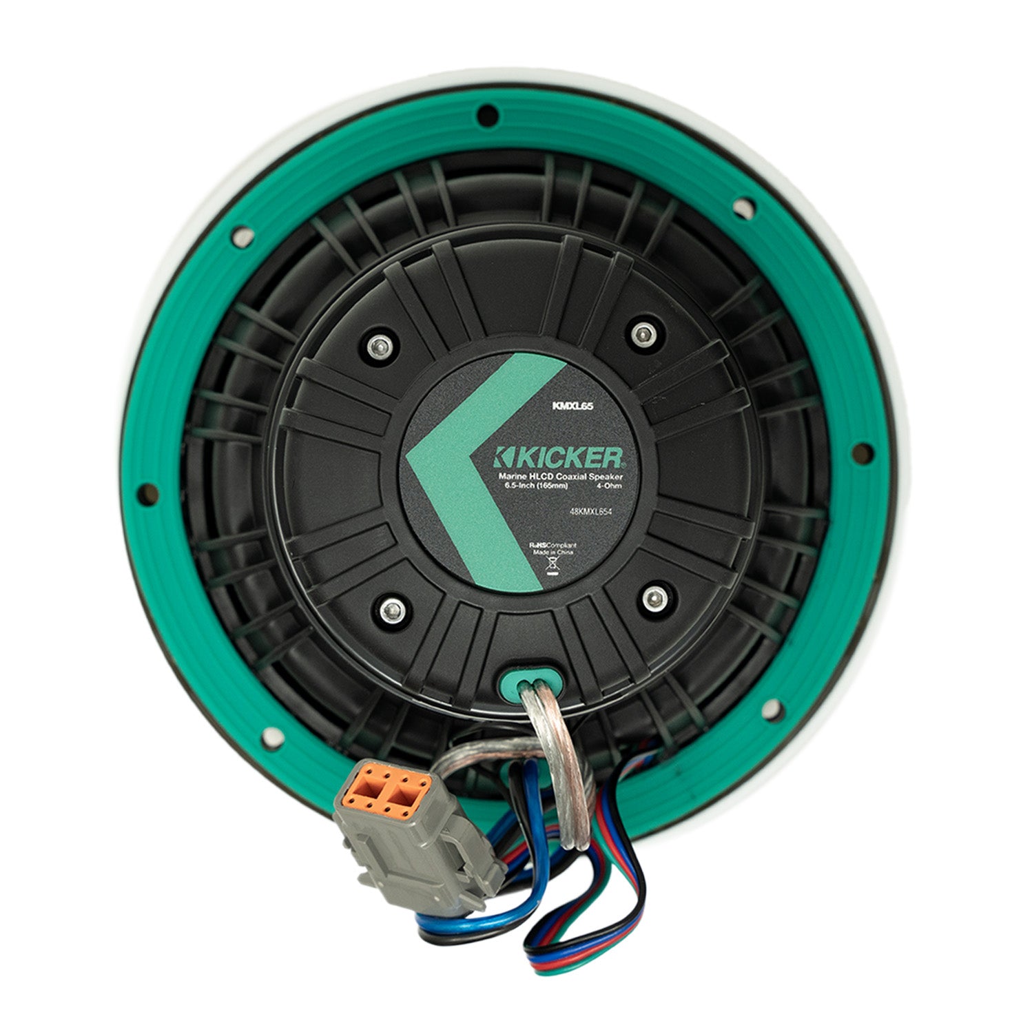 Kicker KMXL654, 6.5" Marine Horn Loaded Compression Driver Speakers (48KMXL654)