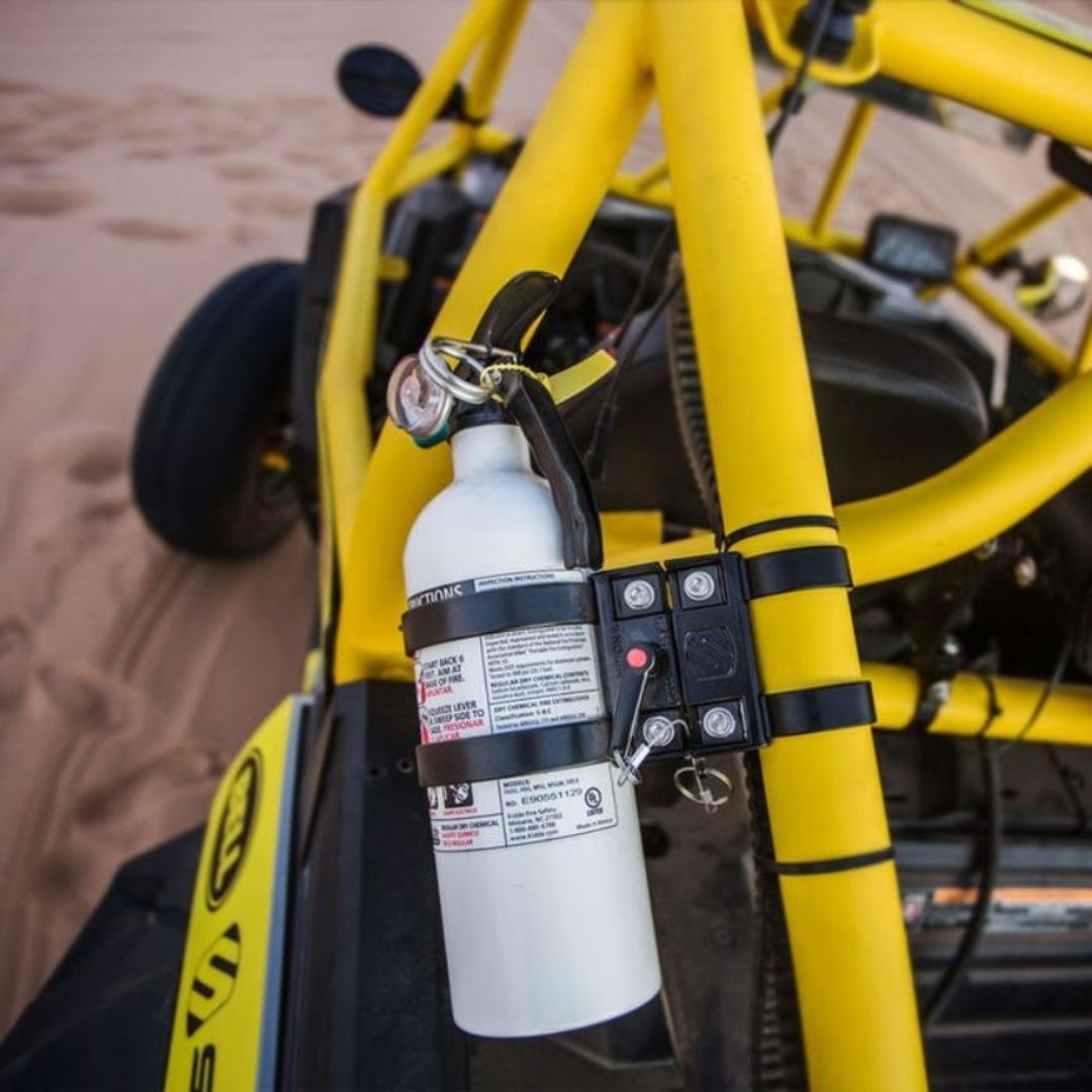 Scosche PSM21000, Baseclamp Fire Extinguisher Mount Base (Requires 2 Clamps - Not Included)