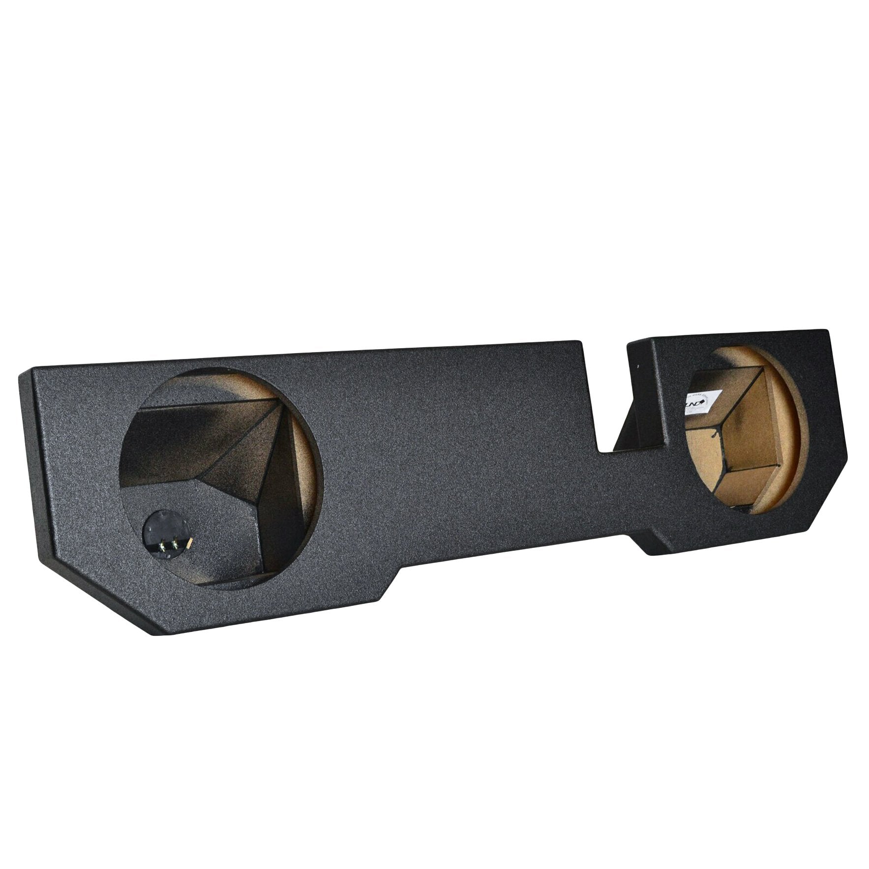 SoundBox Ram Quad Cab/ Crew Cab 2002-2018 Dual 12" Upfire Subwoofer Enclosure, BedLiner Finish