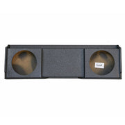 SoundBox Chevy Silverado /GMC Sierra Extended Cab 1999-2006 Dual 10" Downfire Subwoofer Enclosure, BedLiner Finish