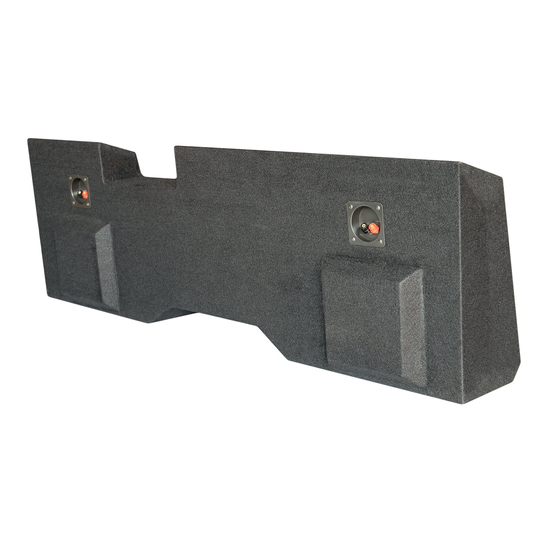 SoundBox Chevy Silverado/ GMC Sierra Crew Cab 2014-2018 Dual 10" Downfire Subwoofer Enclosure