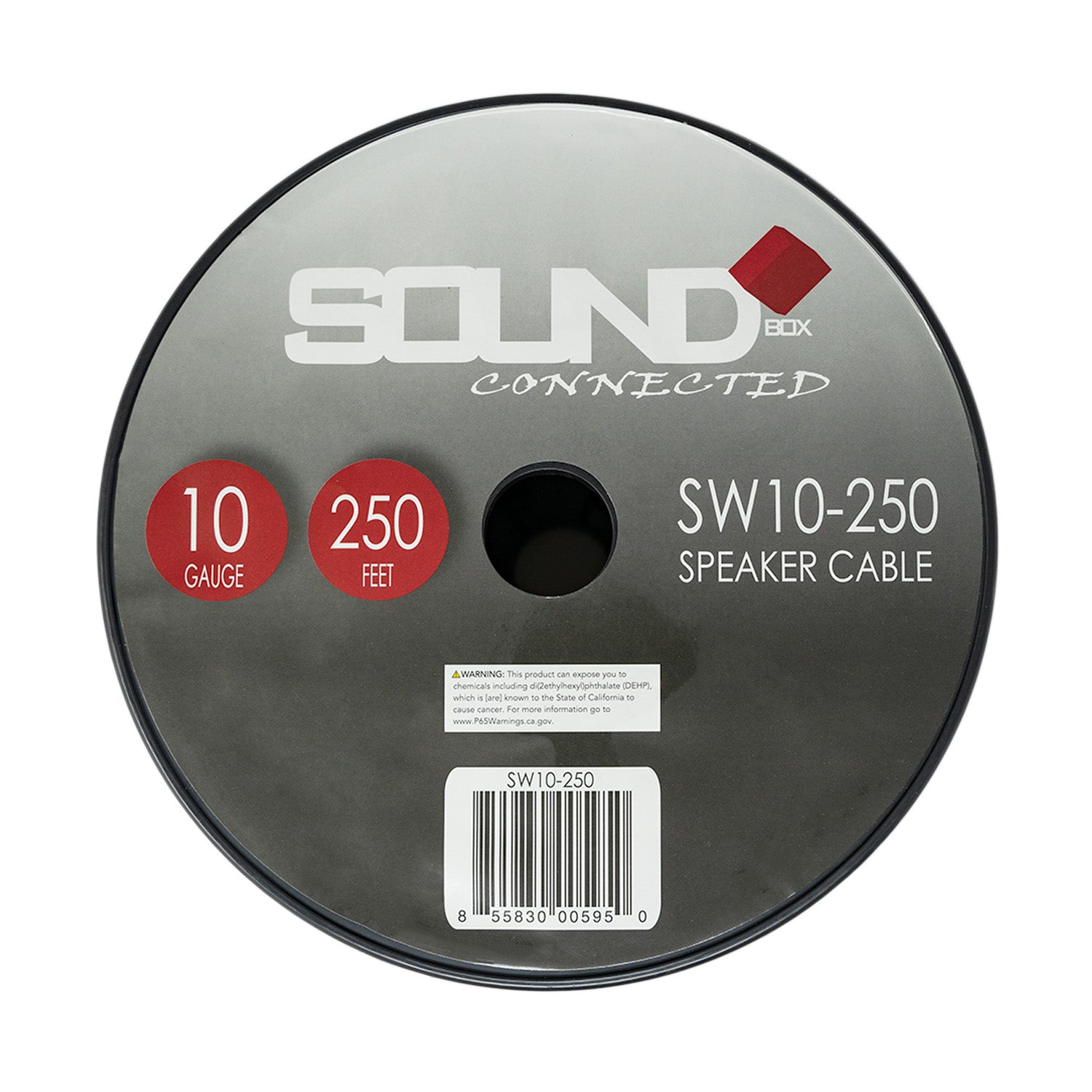 SoundBox SW10-250, 10 Gauge Home / Car Speaker Wire Spool - 250'