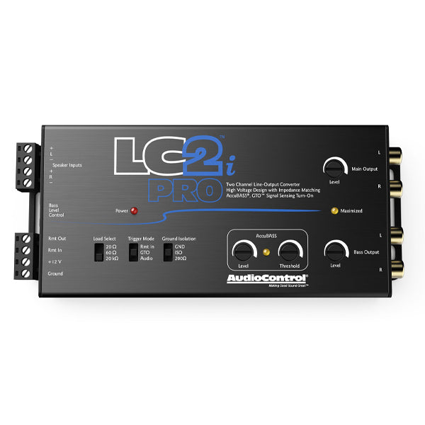AudioControl LC2I PRO, 2 Channel Line Output Converter w/ GTO Signal Sense
