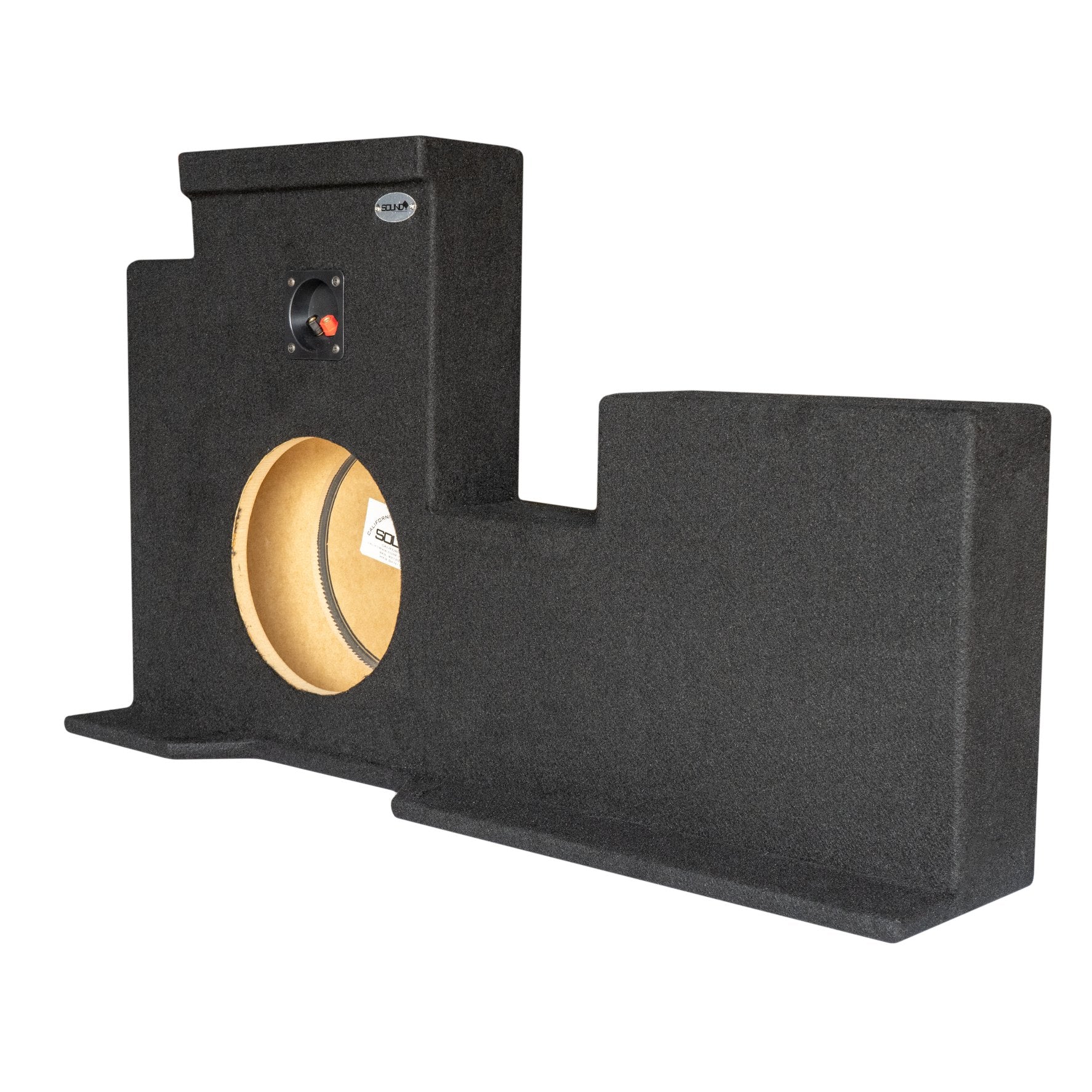 SoundBox Toyota Tundra Double Cab 2007-2018 Single 12" Downfire Subwoofer Enclosure