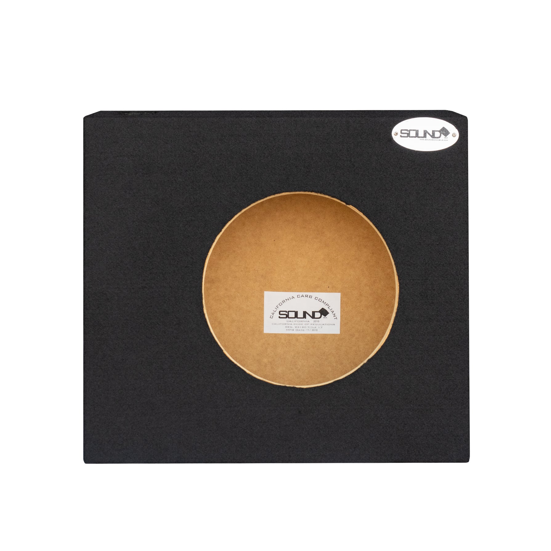 SoundBox Universal Single 12" Vented Wedge Truck Subwoofer Enclosure (Pair)