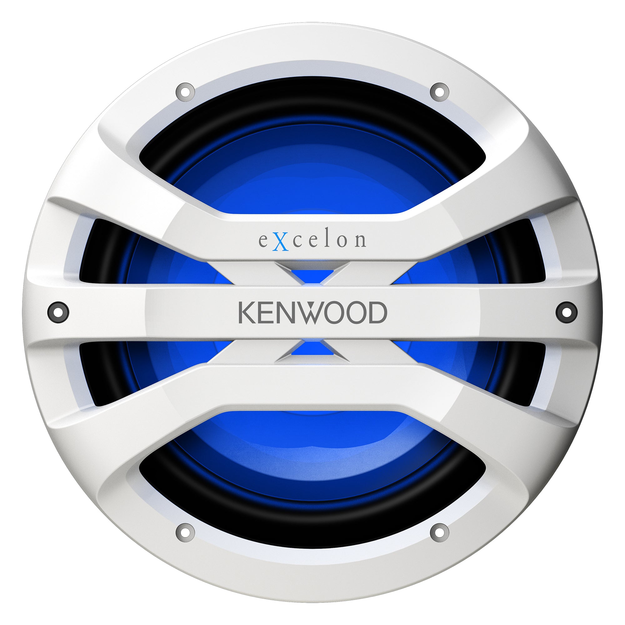 Kenwood XM1041WL, eXcelon 10" Single 4 Ohm Marine / Motorsports Subwoofer, White