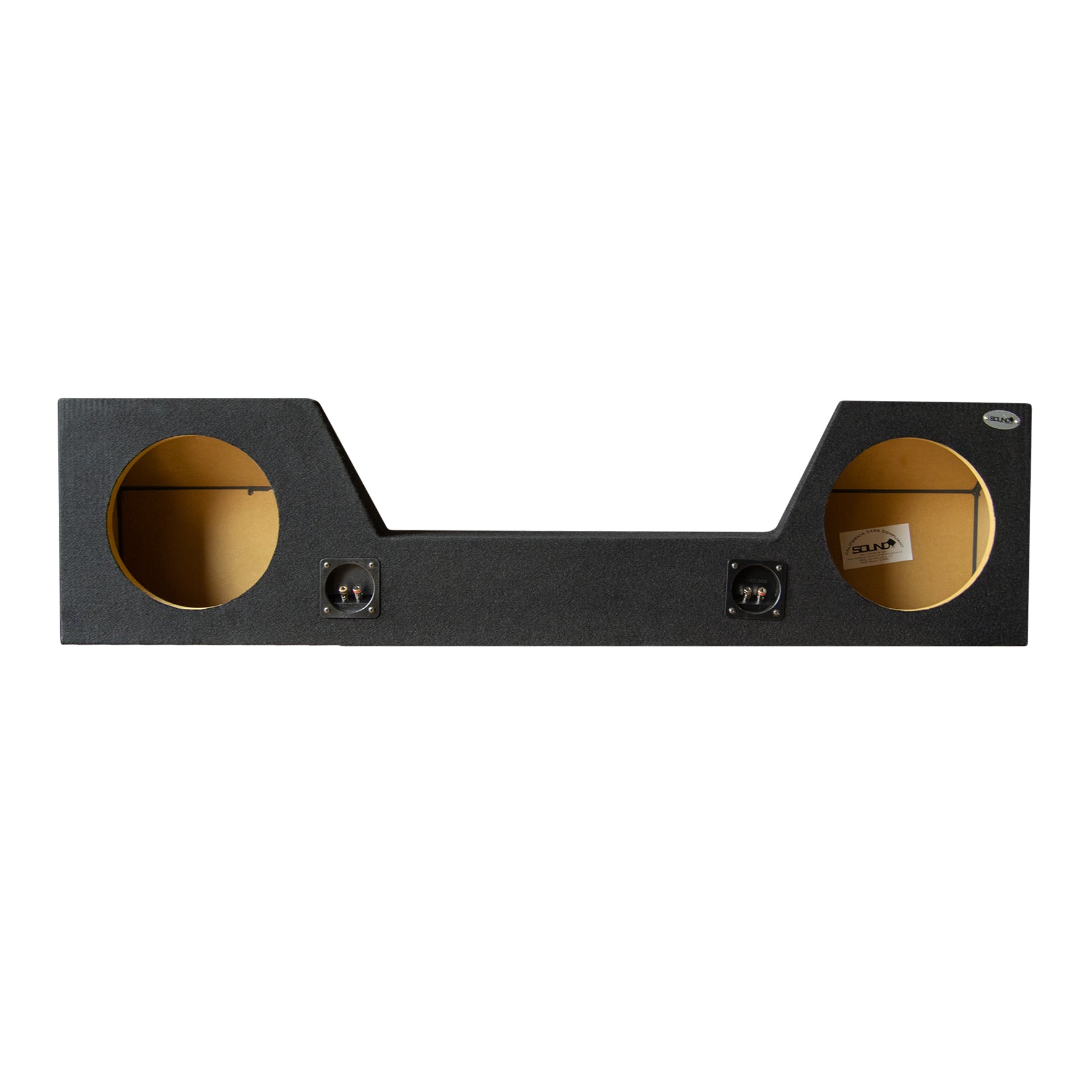 SoundBox Ram Quad Cab 2019-UP Dual 12" Upfire Subwoofer Enclosure