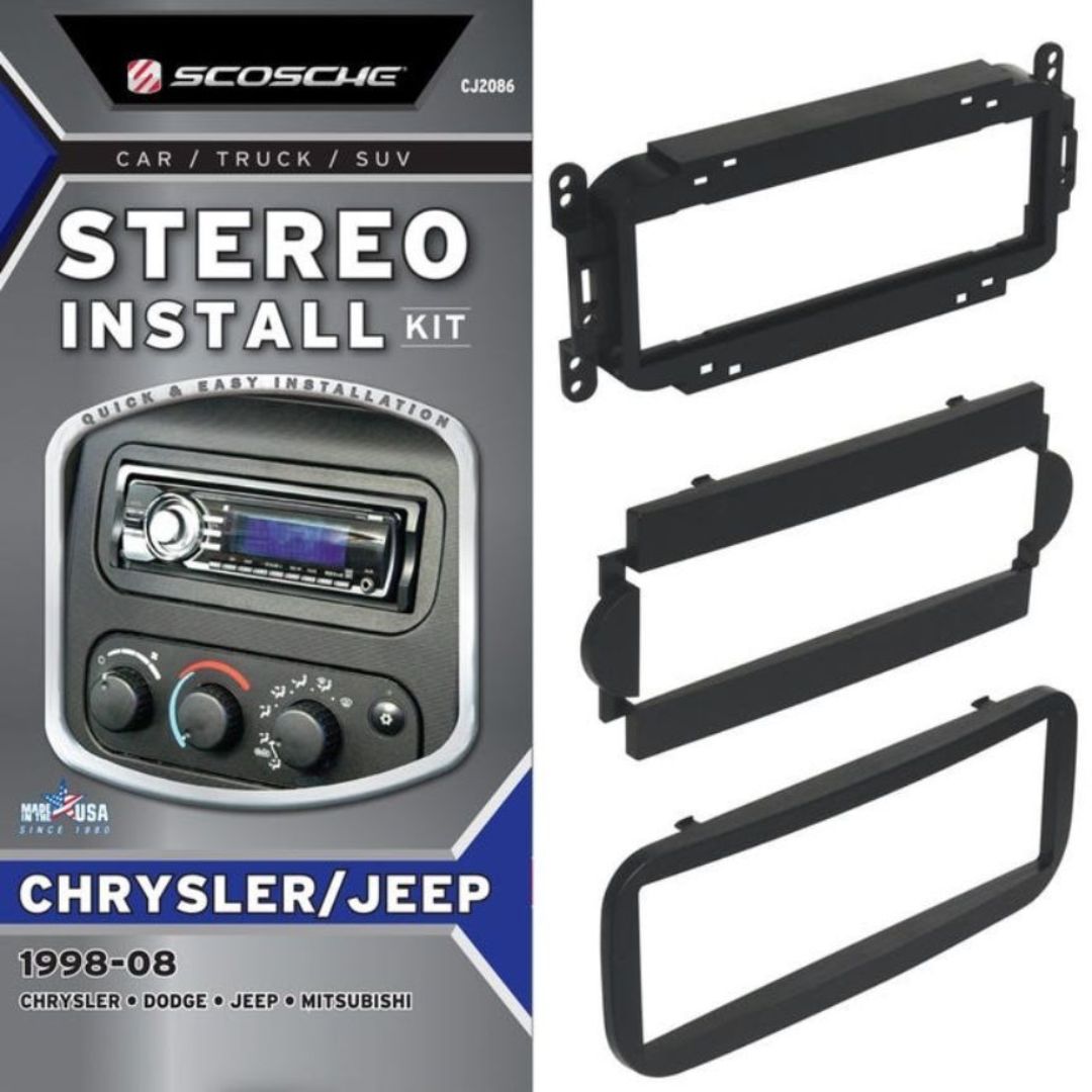 Scosche CJ2086A, 1998-Up Chrysler / Dodge / Jeep