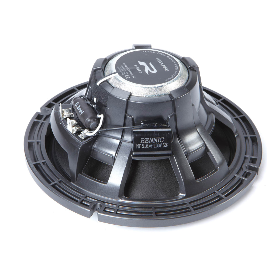Alpine R-S65.2, R Series 6.5" 2 Way Coaxial Car Speakers - 300 Watts Peak