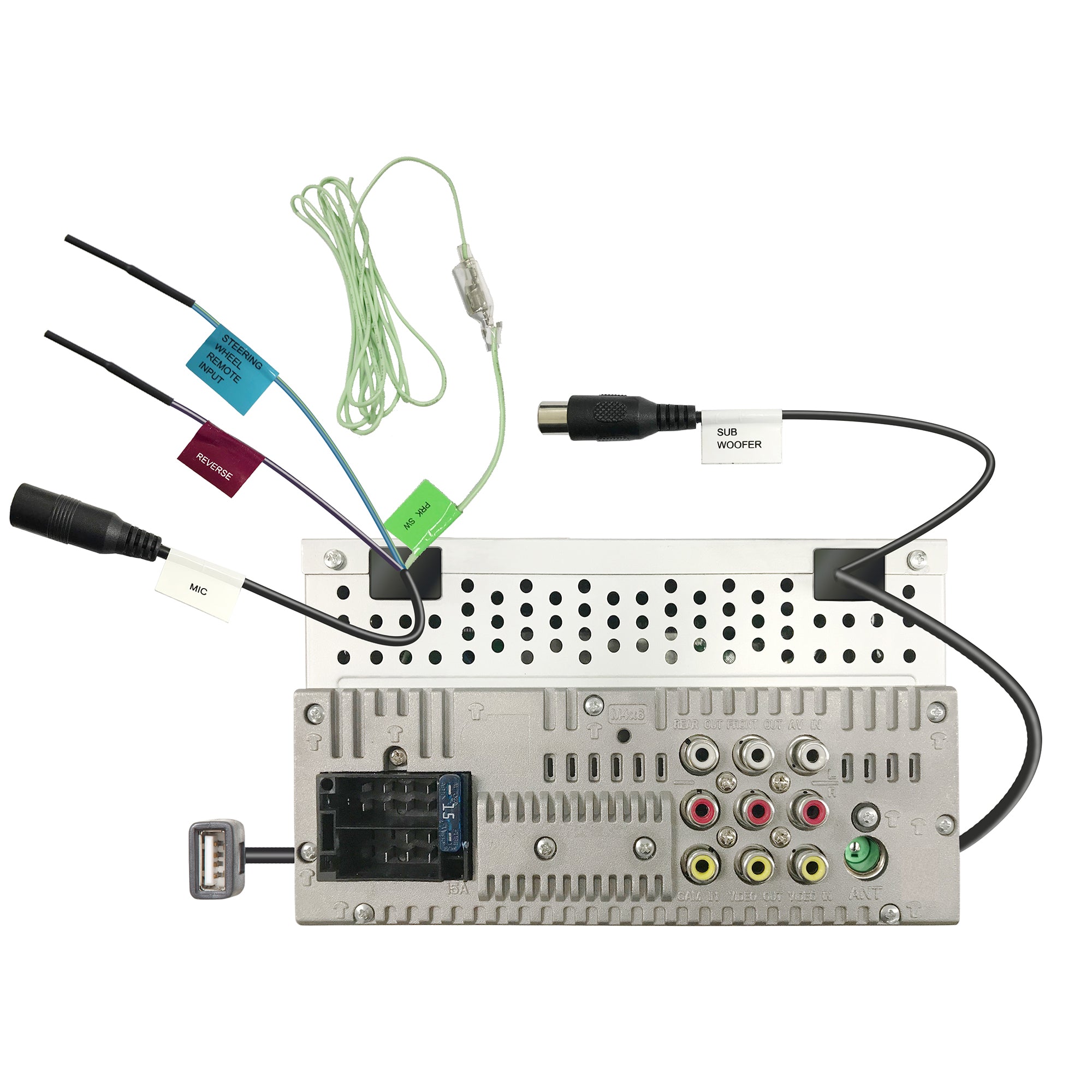 Kenwood DMX129BT, 6.8" Double DIN Digital Multimedia Receiver